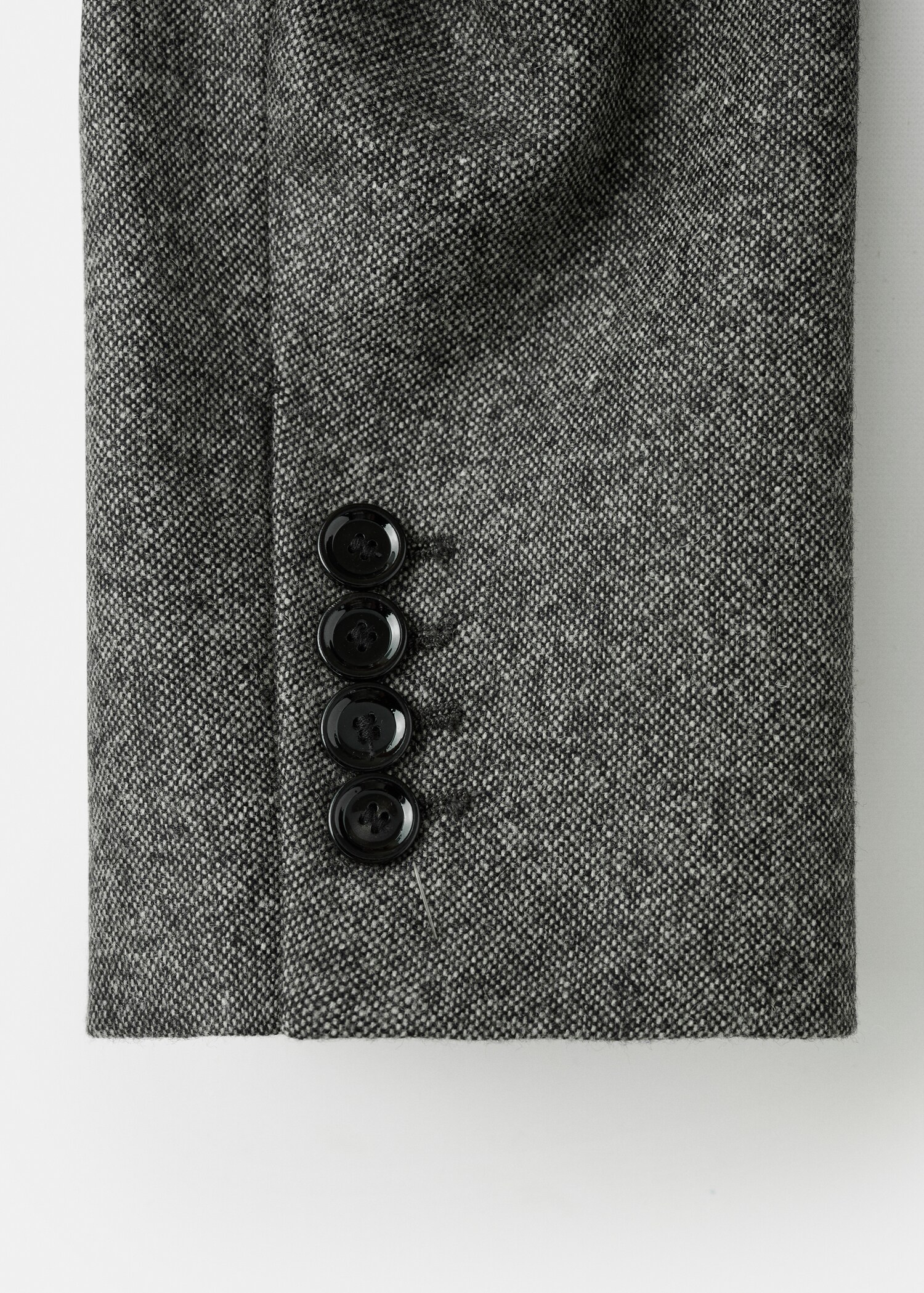 Speckled wool jacket with pockets - Details of the article 0