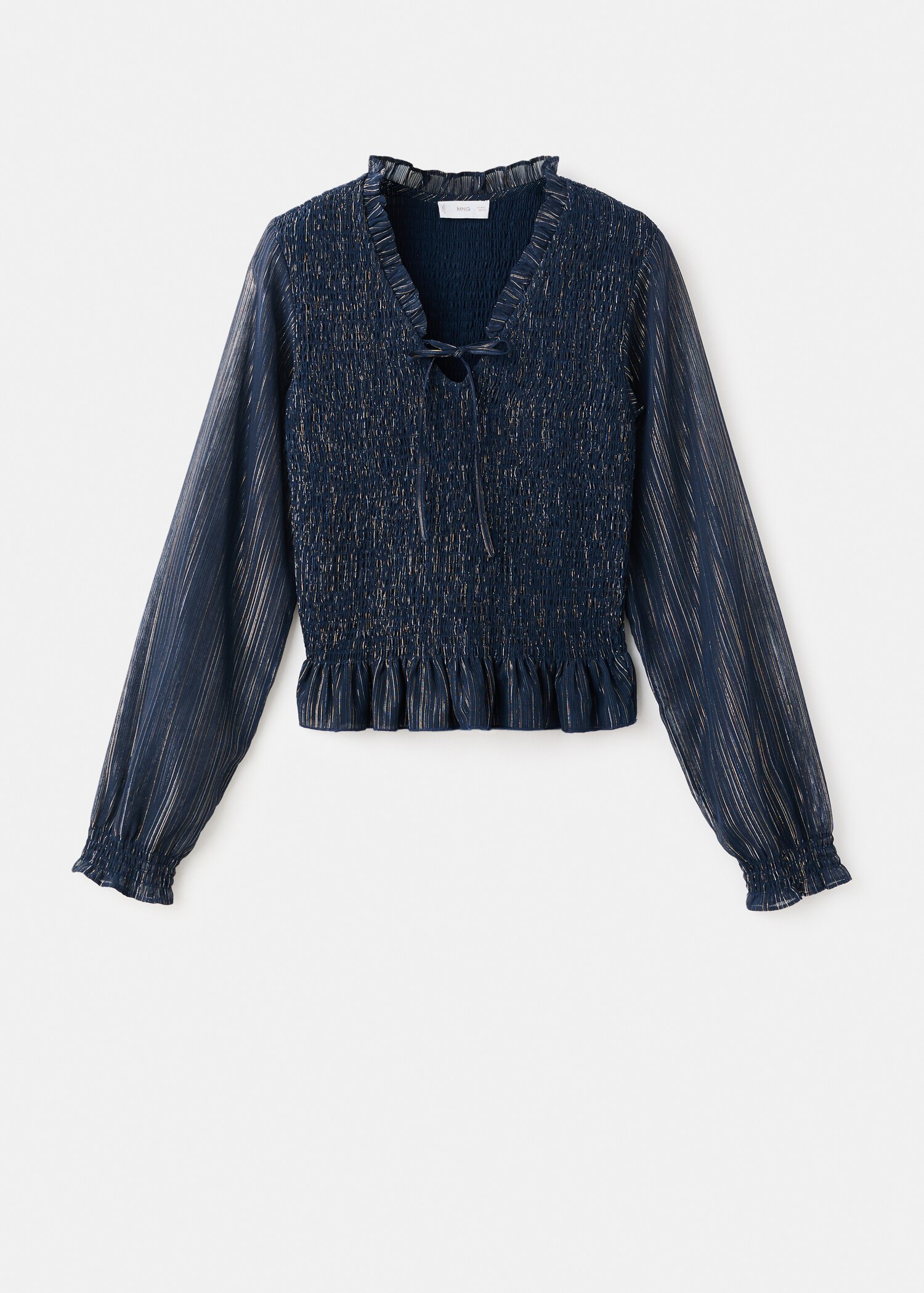 Ruched striped blouse - Article without model