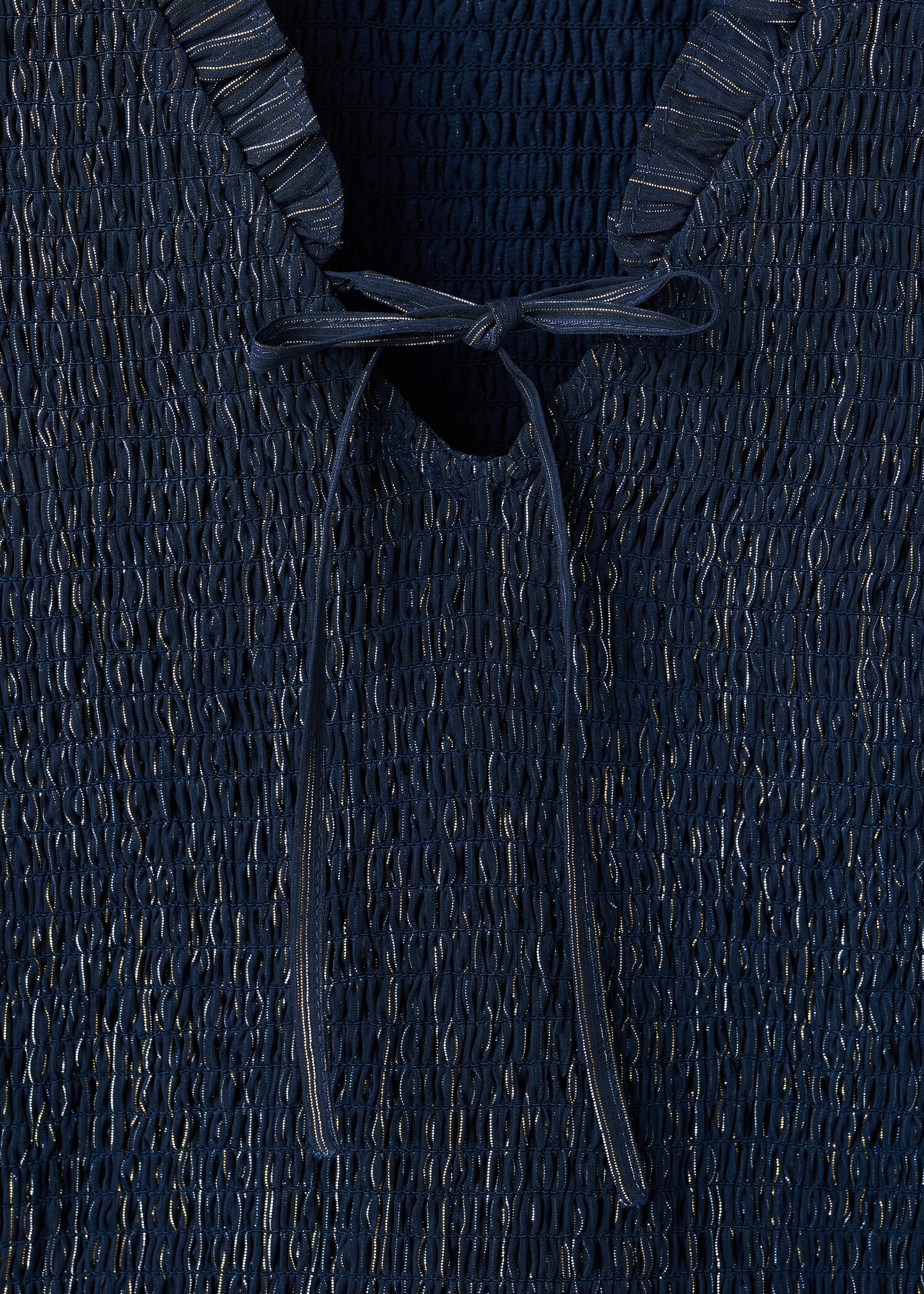 Ruched striped blouse - Details of the article 8