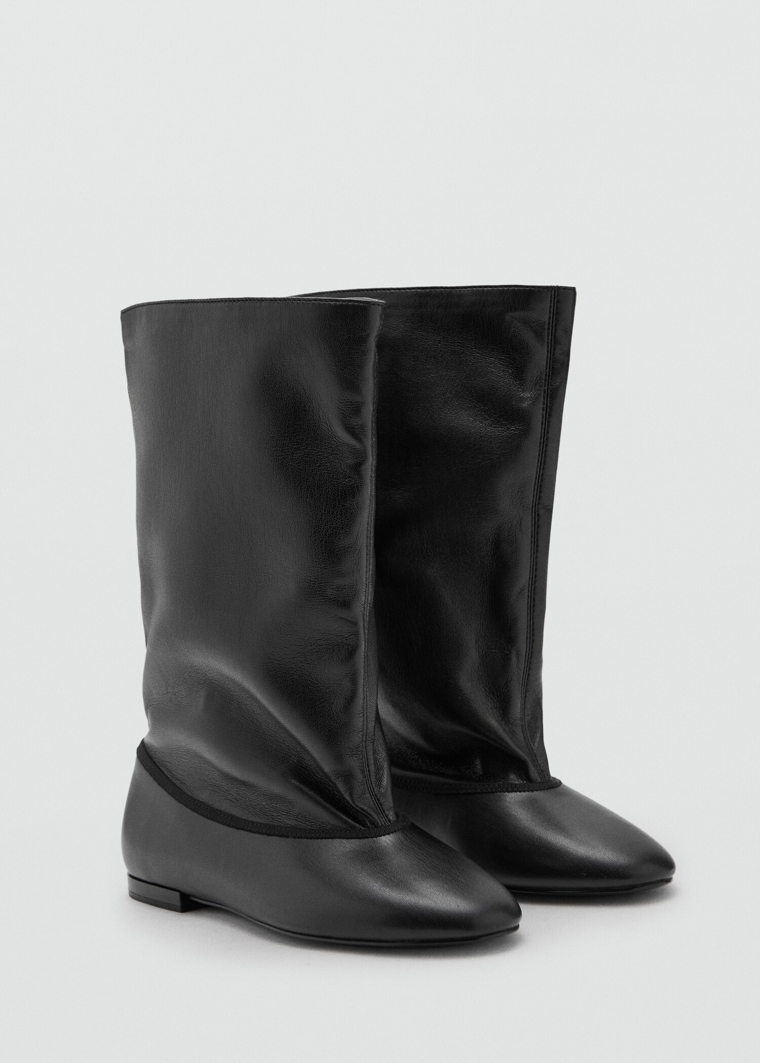 Wide-leg boots - Medium plane