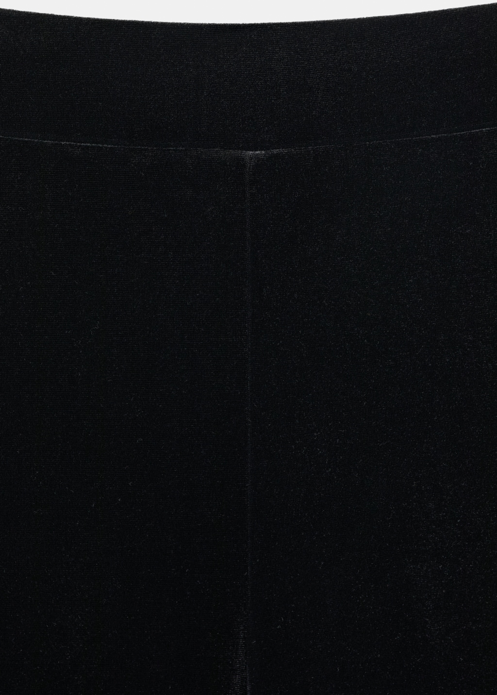 Straight velvet pants