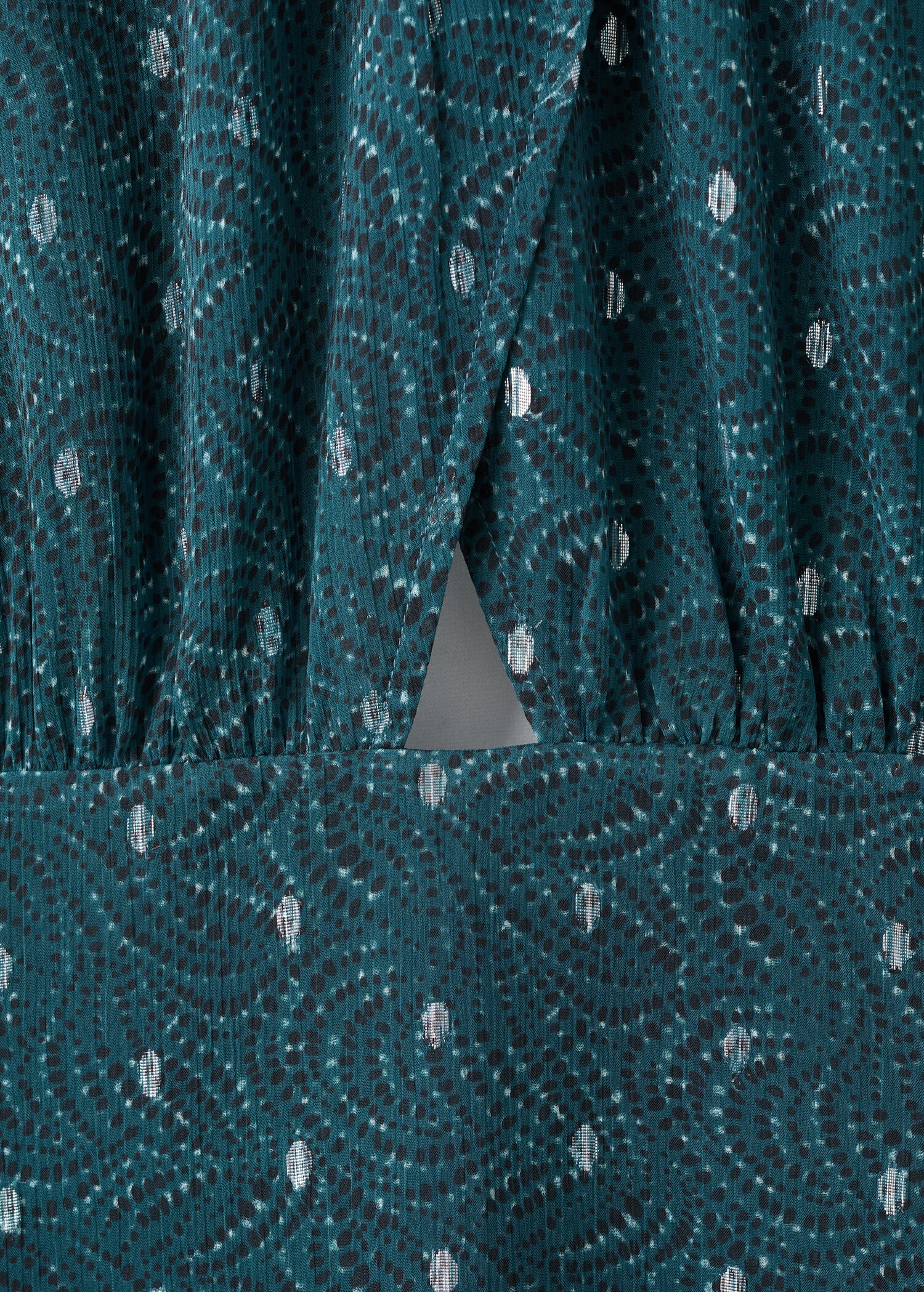 Robe imprimée cut-out lurex - Détail de l'article 8