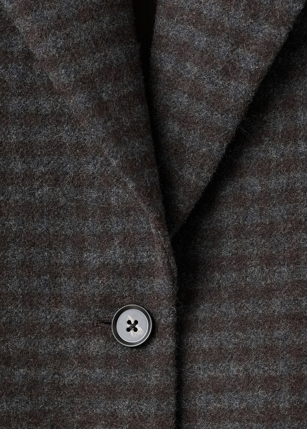 Micro houndstooth wool blazer
