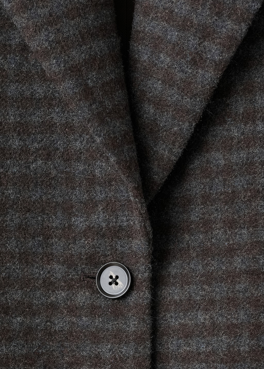 Micro houndstooth wool blazer