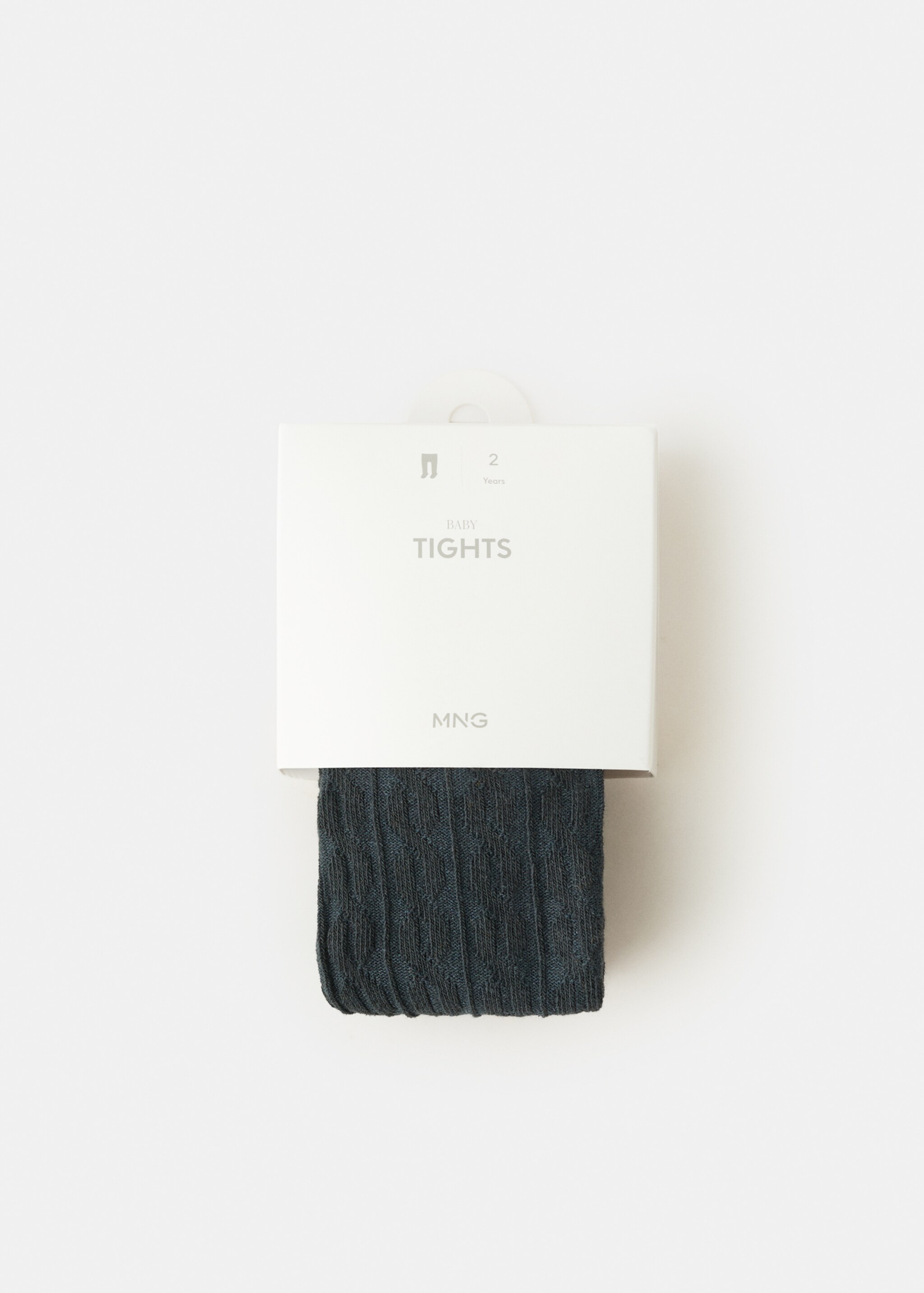Knitted tights - Details of the article 0, Dark Green. Ref: 17058288-00.
