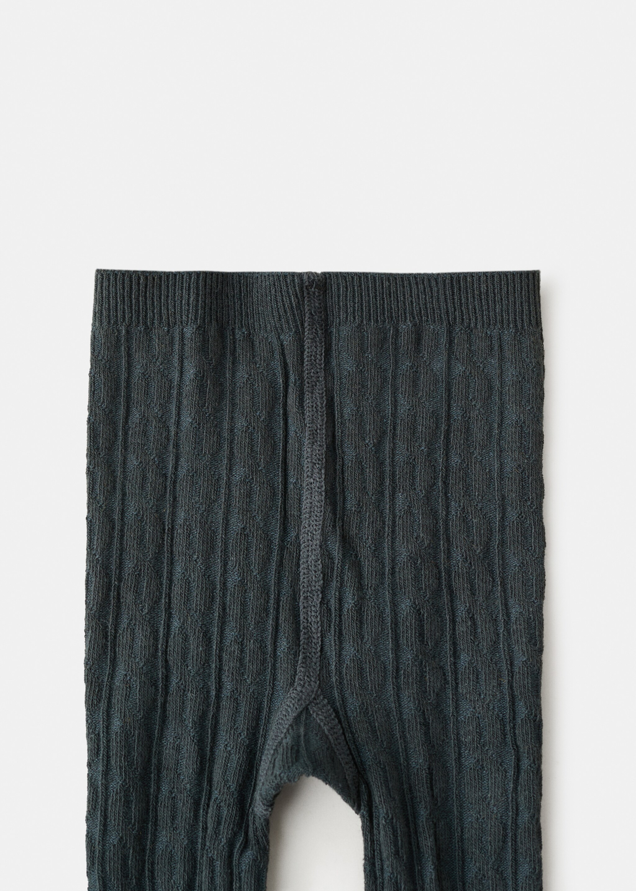Knitted tights - Reverse of the article, Dark Green. Ref: 17058288-00.