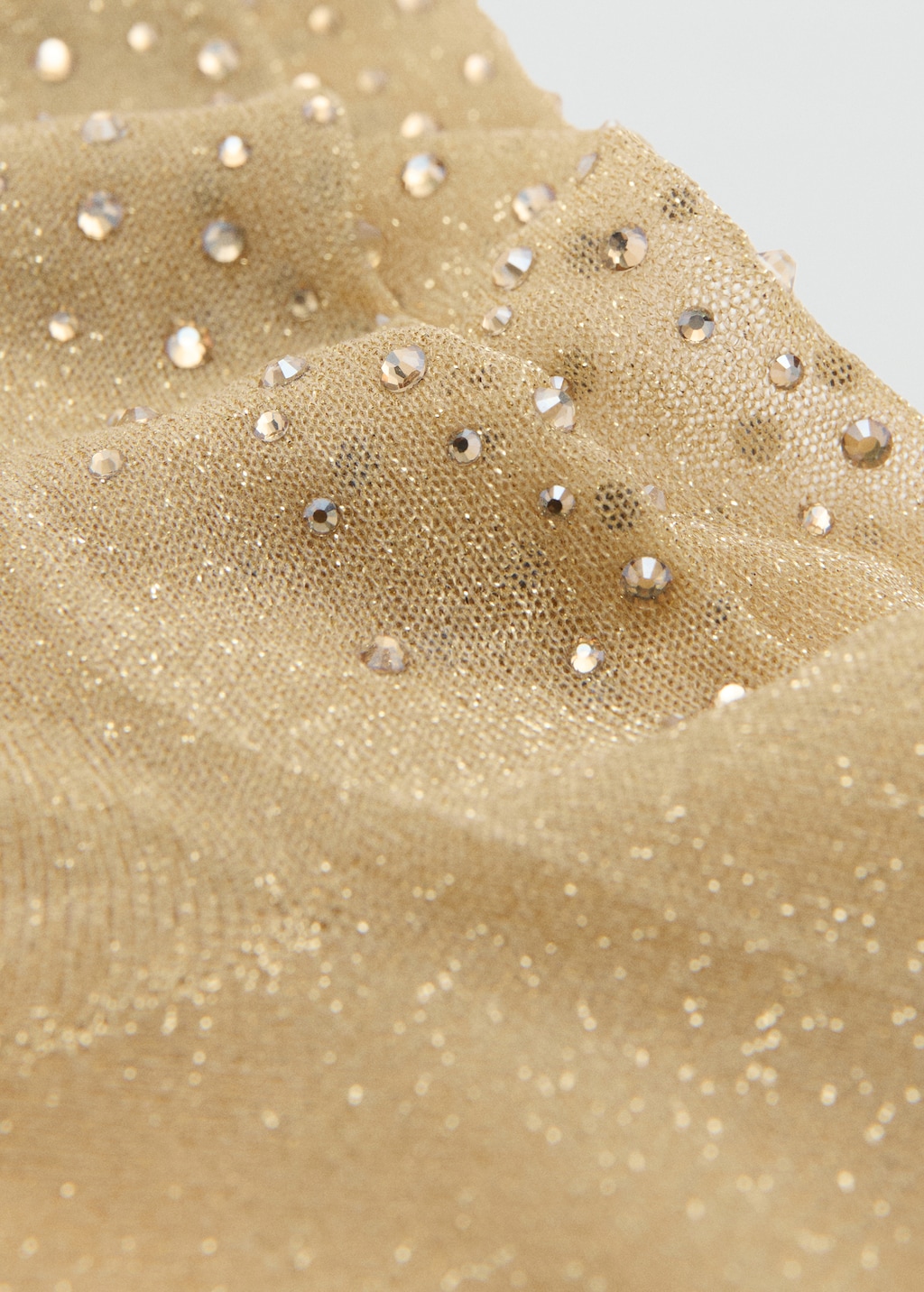 Lurex socks with rhinestones