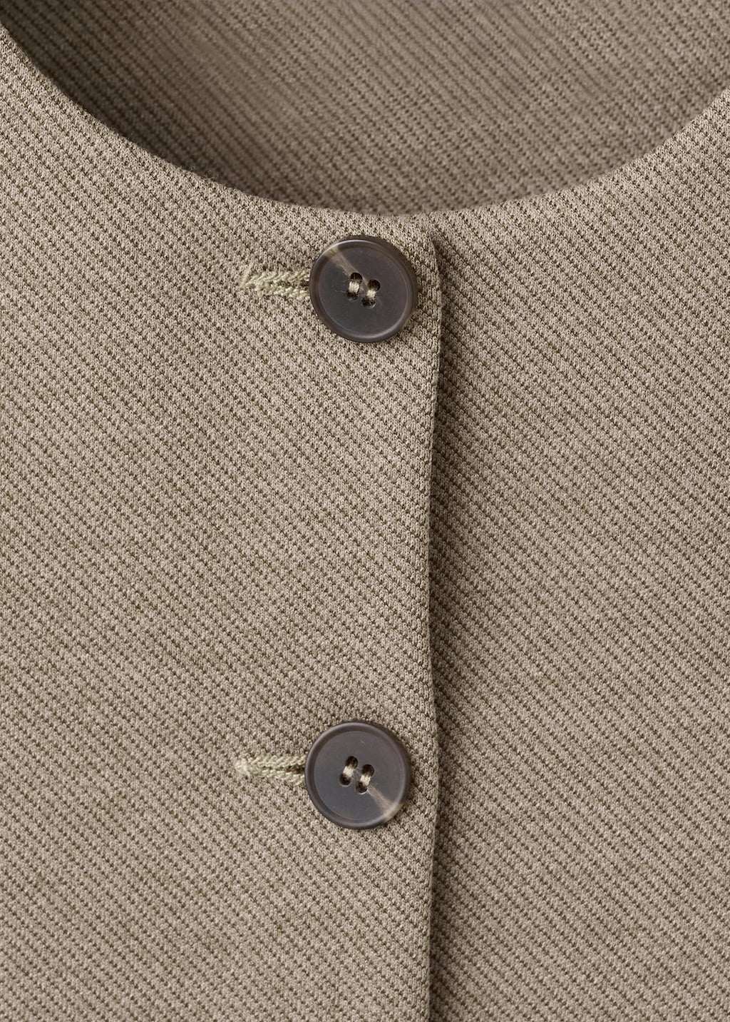 Fitted suit waistcoat