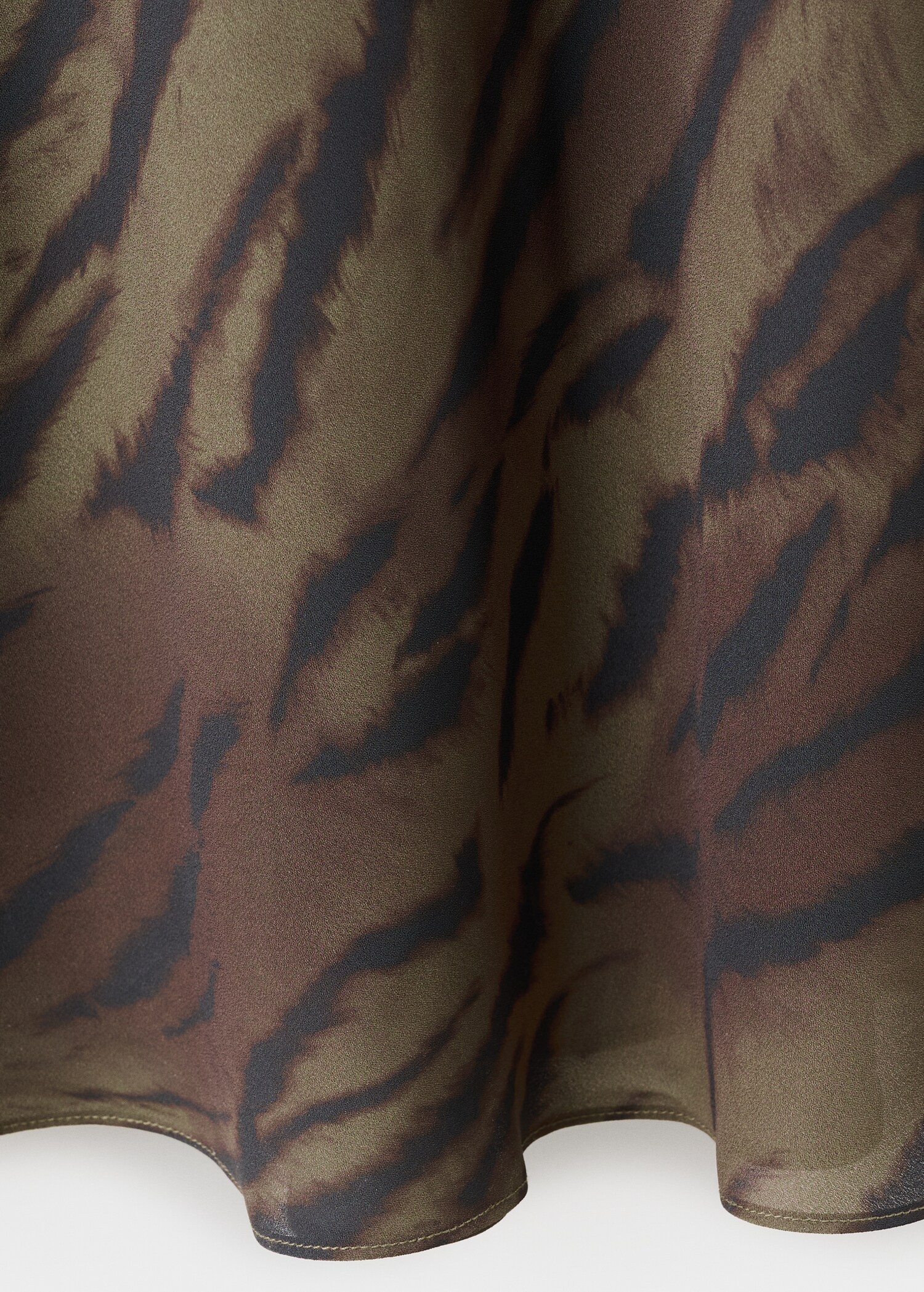 Satin animal print dress - Details of the article 8