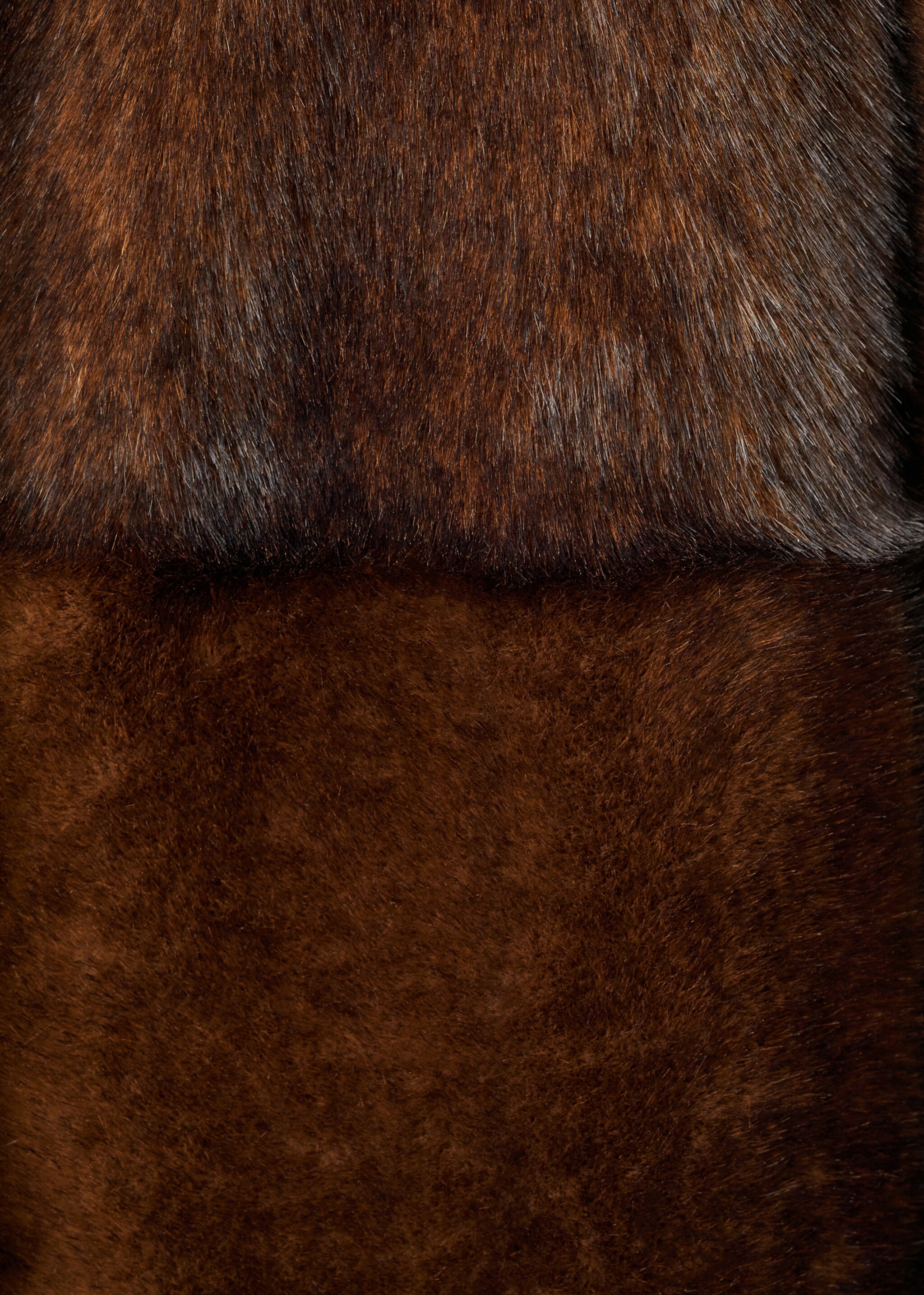 Manteau effet peluche col chemise - Détail de l'article 0, Marron. Ref: 17058631-00.