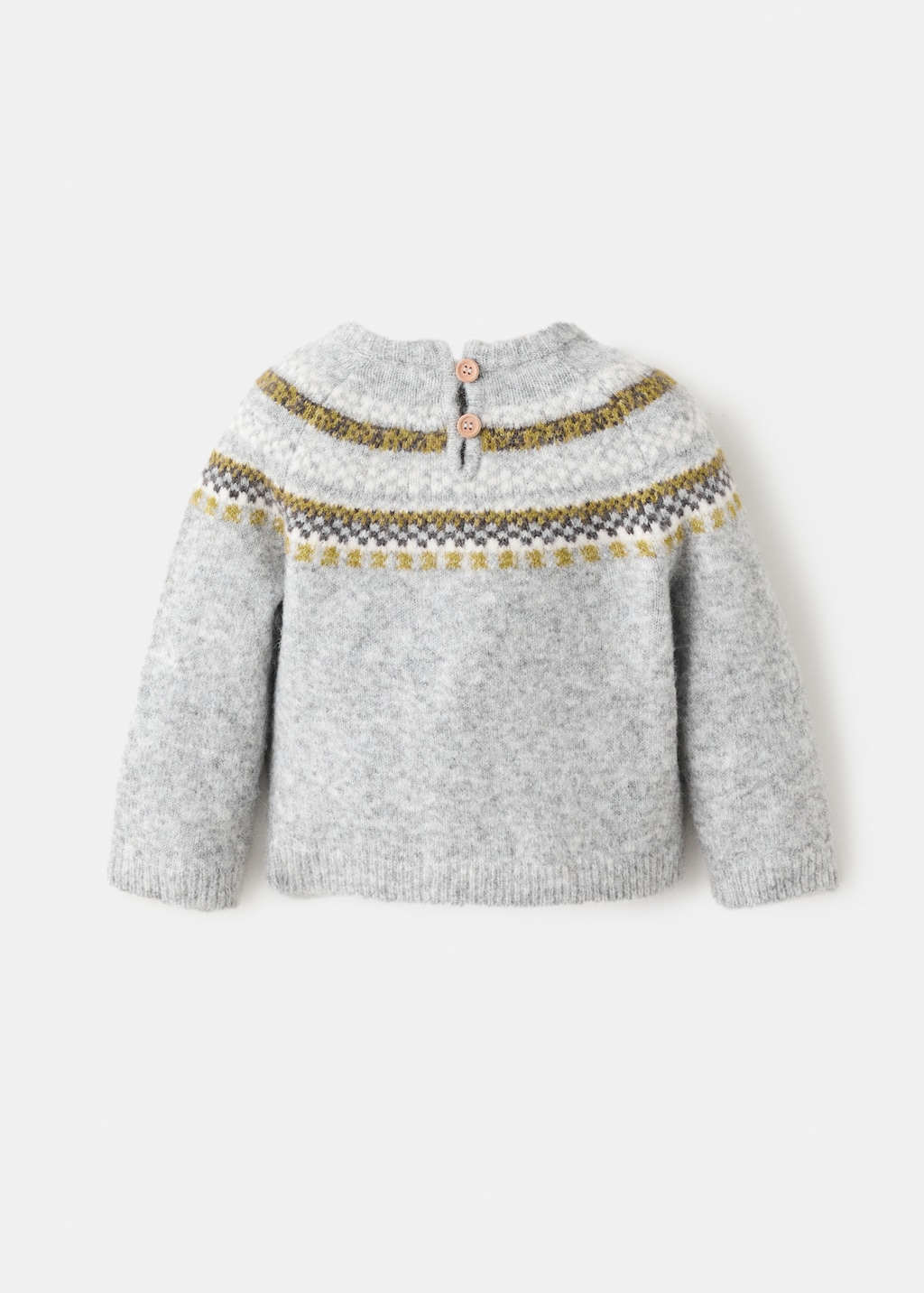 Jacquard knitted sweater