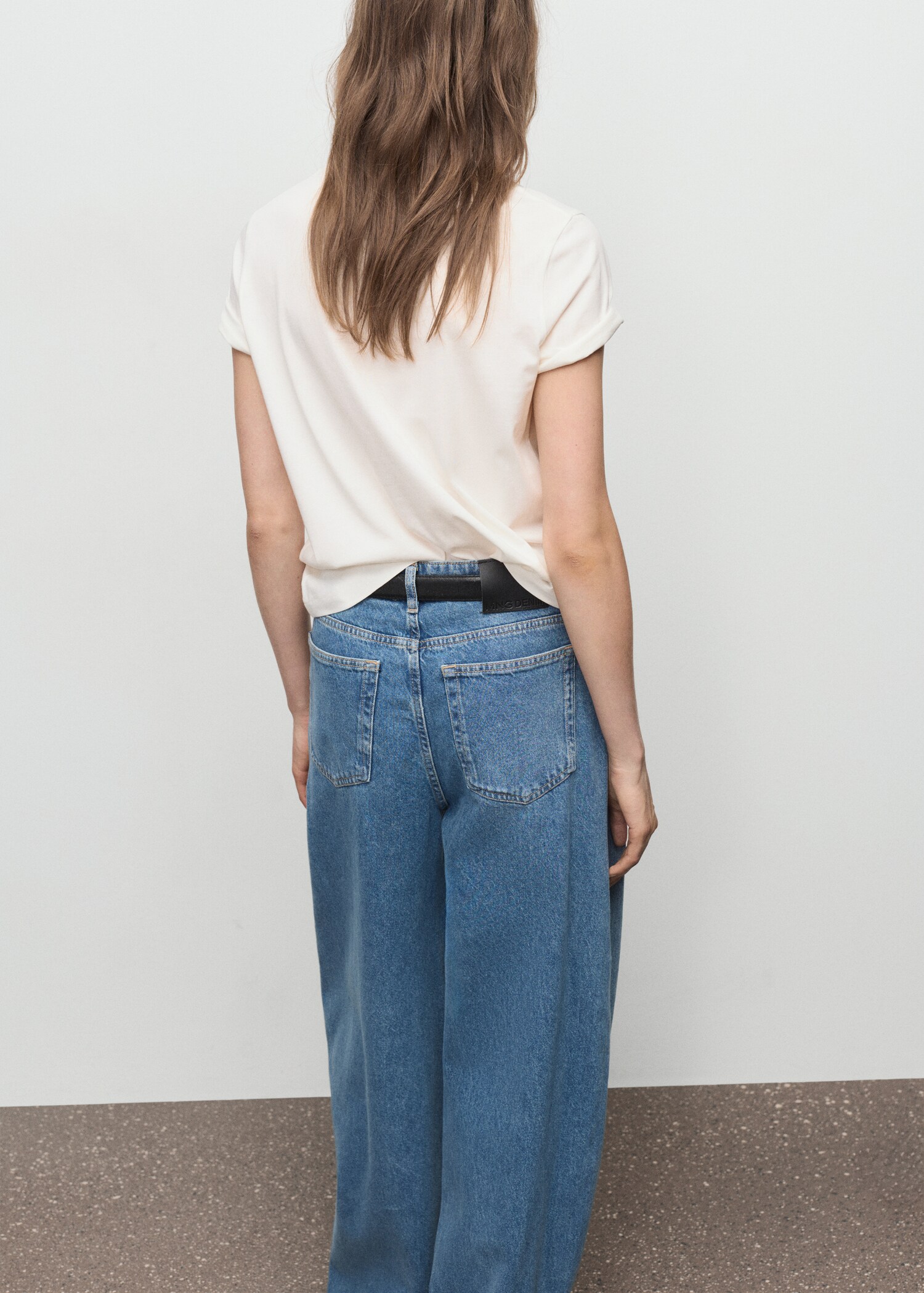 Floral-print cotton t-shirt - Reverse of the article