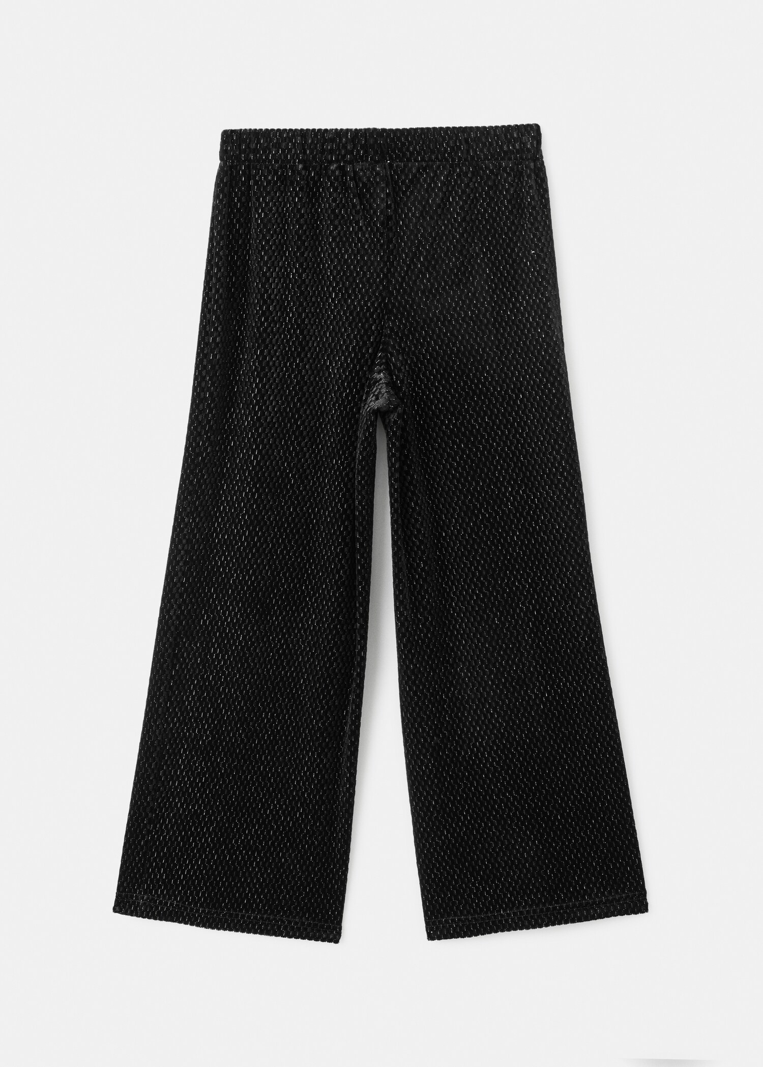 Lurex velvet pants - Reverse of the article
