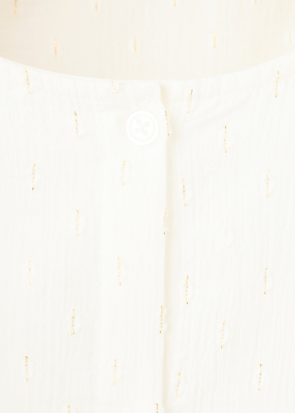 Ruffled lurex blouse