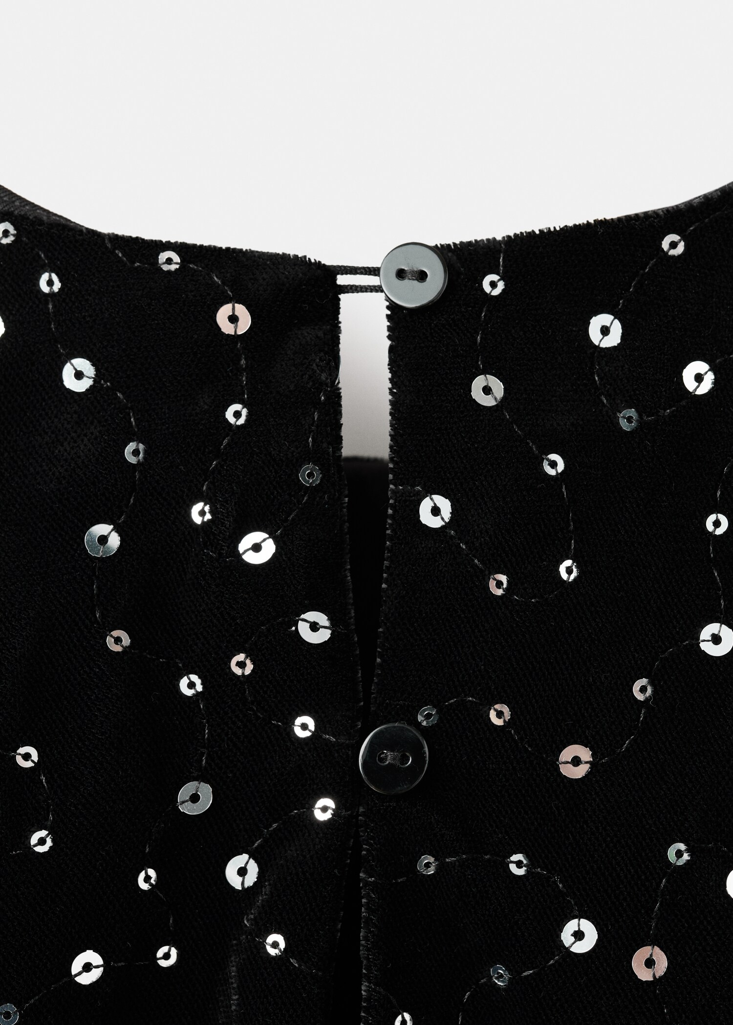 Robe courte à paillettes - Détail de l'article 0