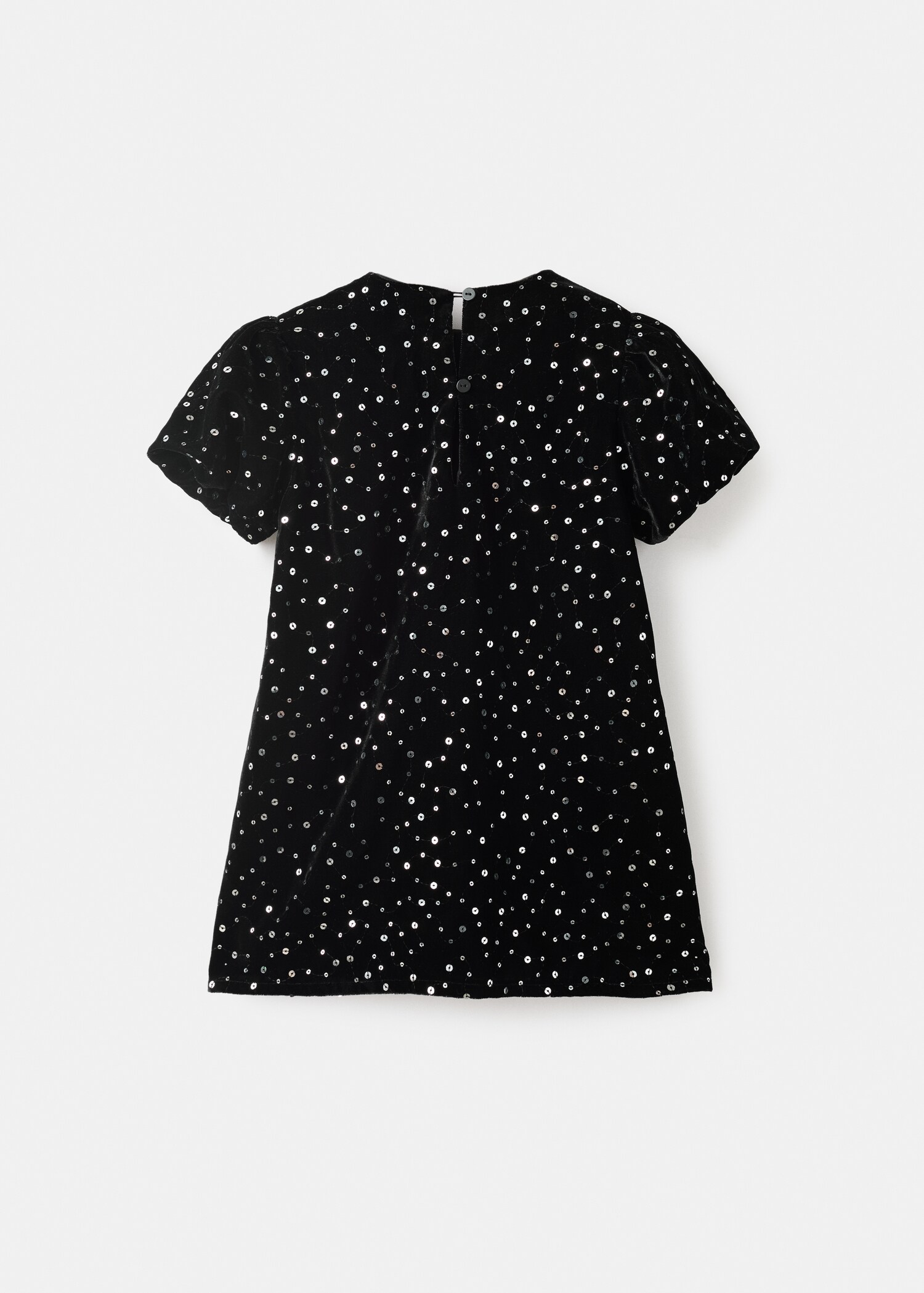 Robe courte à paillettes - Verso de l’article