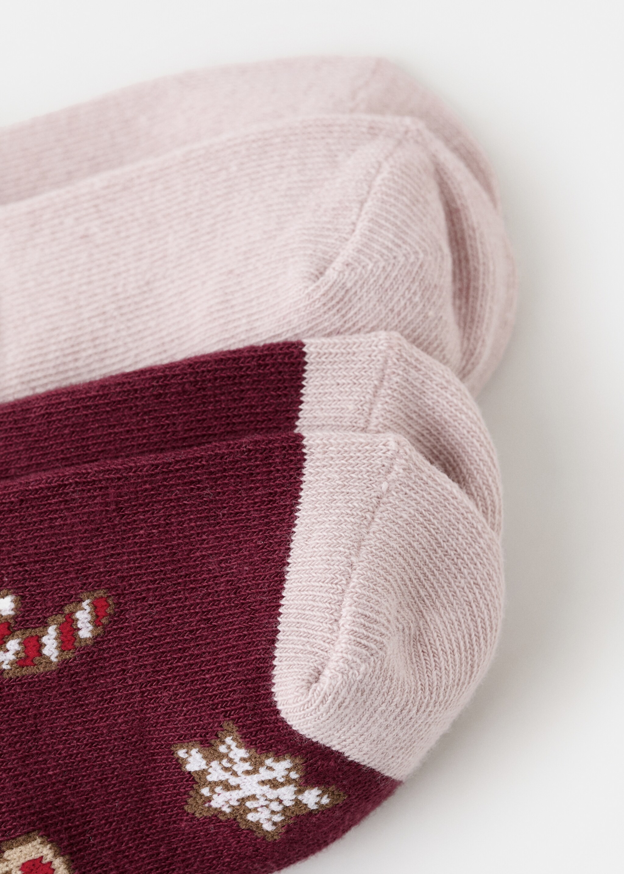 Socks bobbleb - Reverse of the article, Pink. Ref: 17059103-00.
