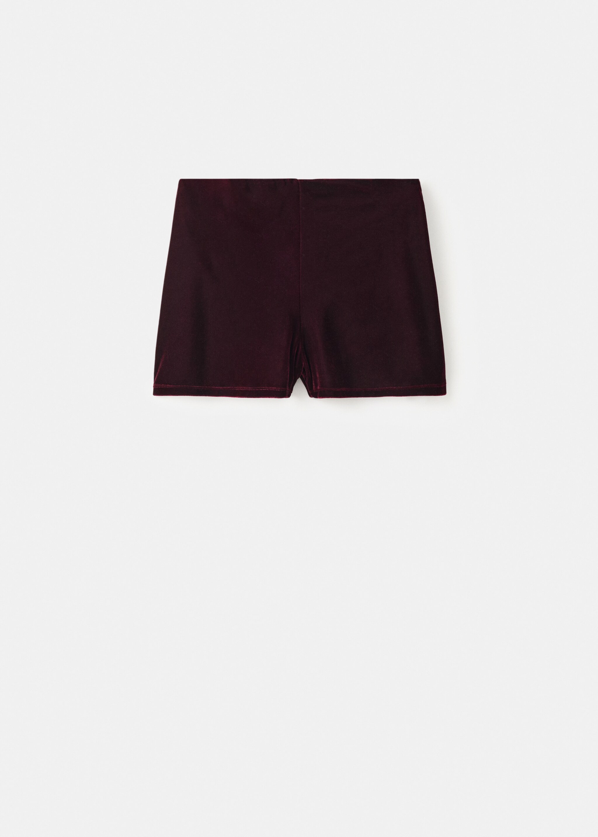 Shorts terciopelo - Artículo sin modelo, Burdeos. Ref: 17059106-00.