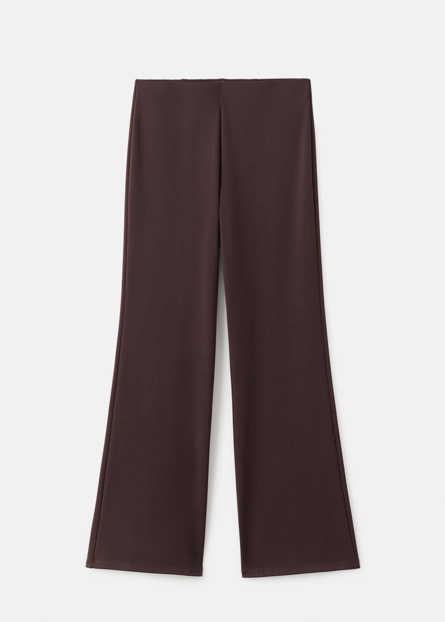 Straight-fit trousers with elastic waist - Article without model