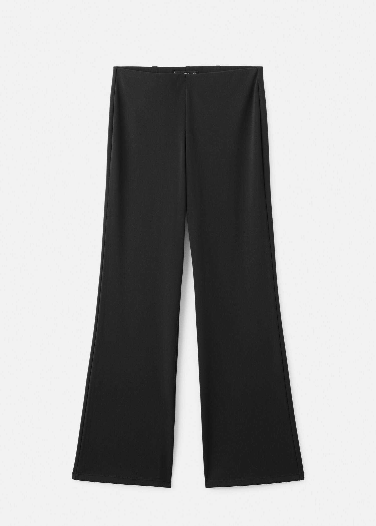 Straight-fit trousers with elastic waist - Article without model