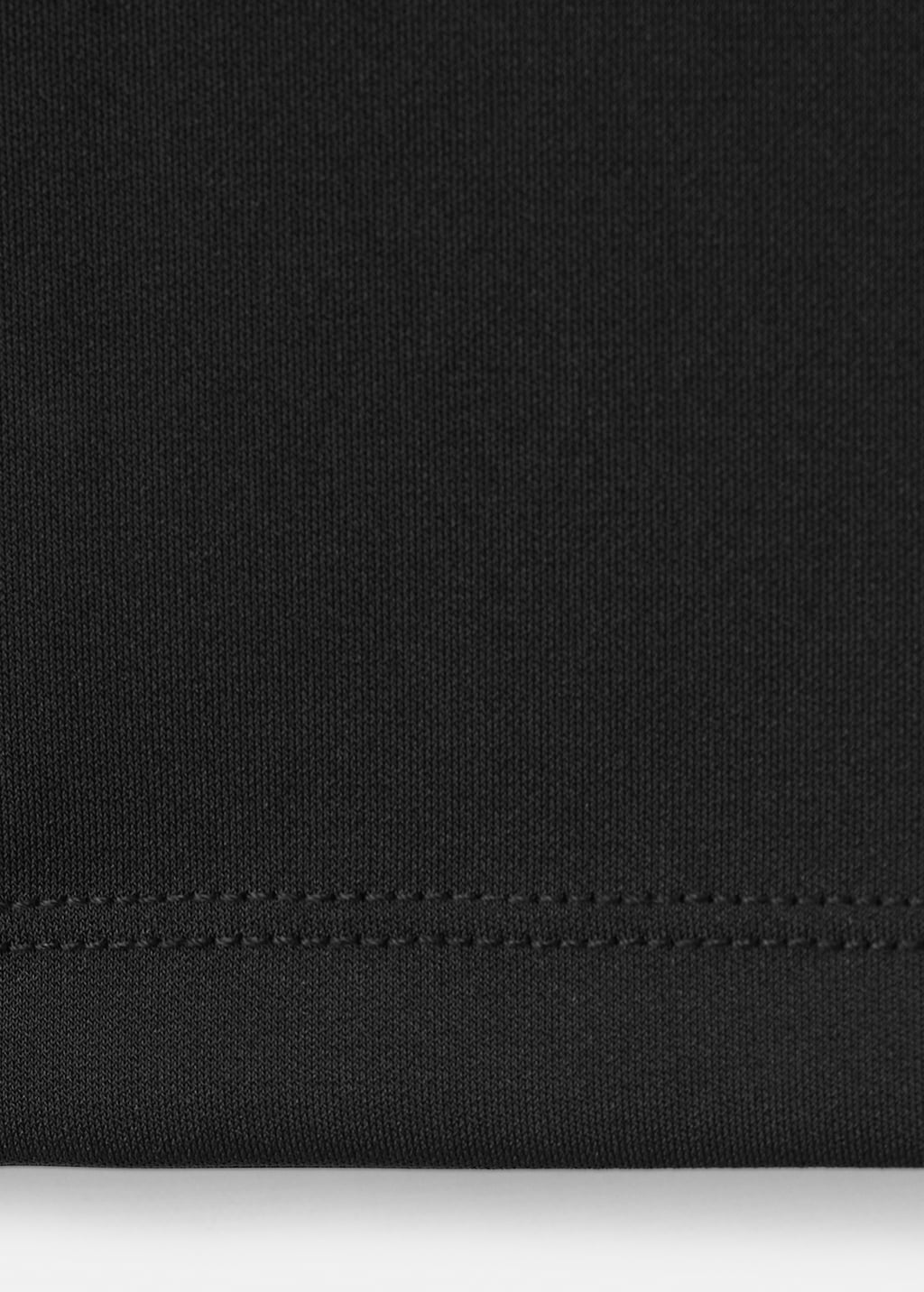 Straight-fit pants with elastic waist