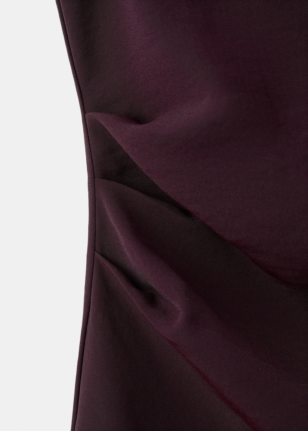 Asymmetrical blouse with metallic detail