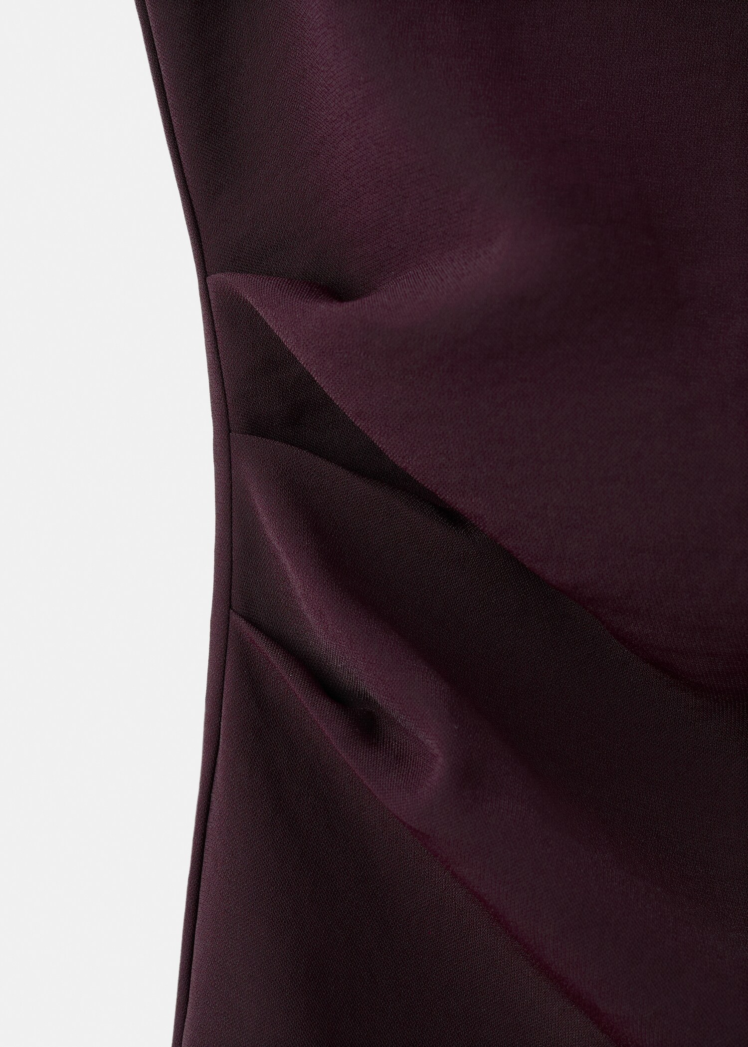 Asymmetric blouse with metallic detail - Details of the article 0