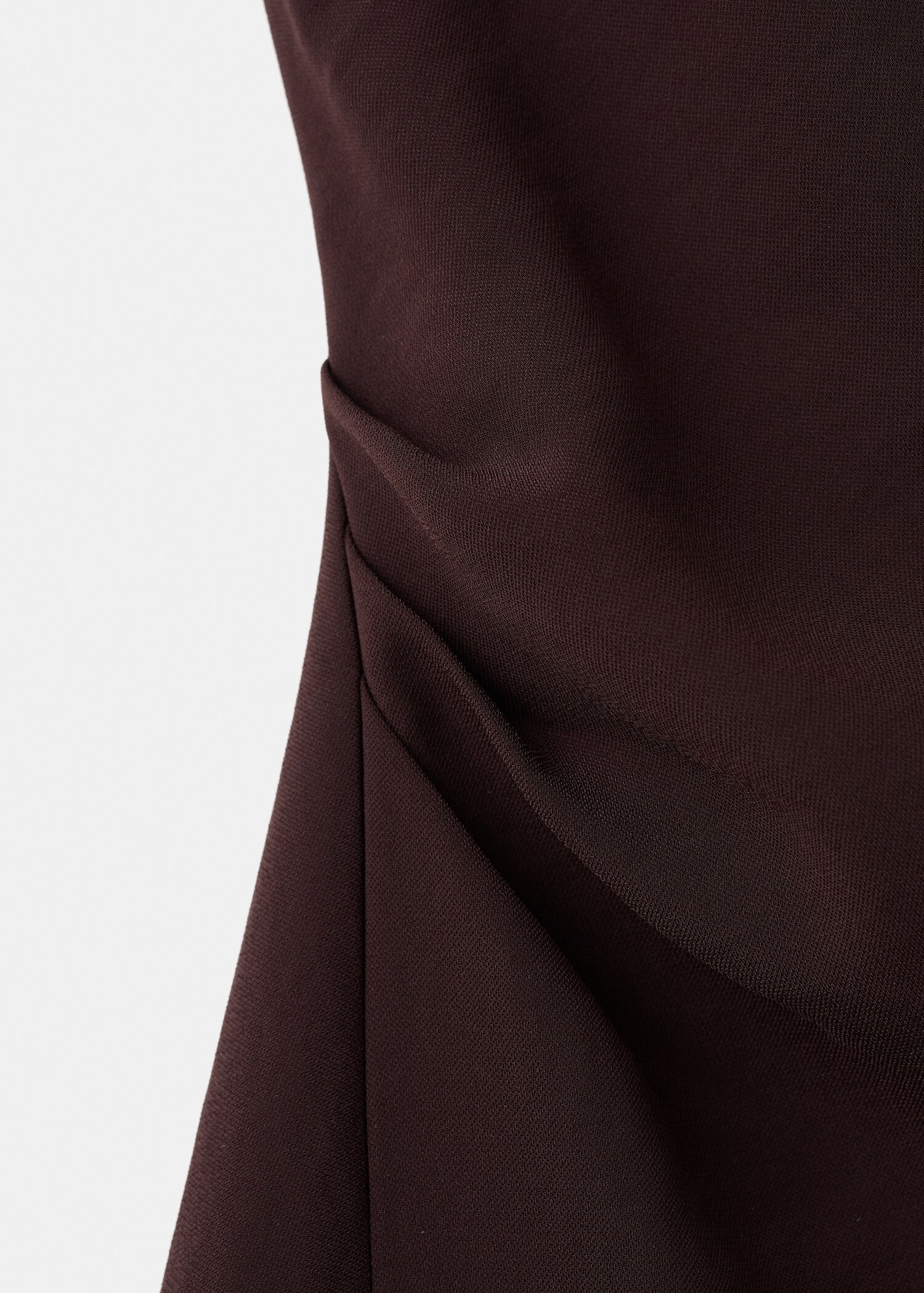 Dress with asymmetrical neck and metallic detail - Details of the article 0
