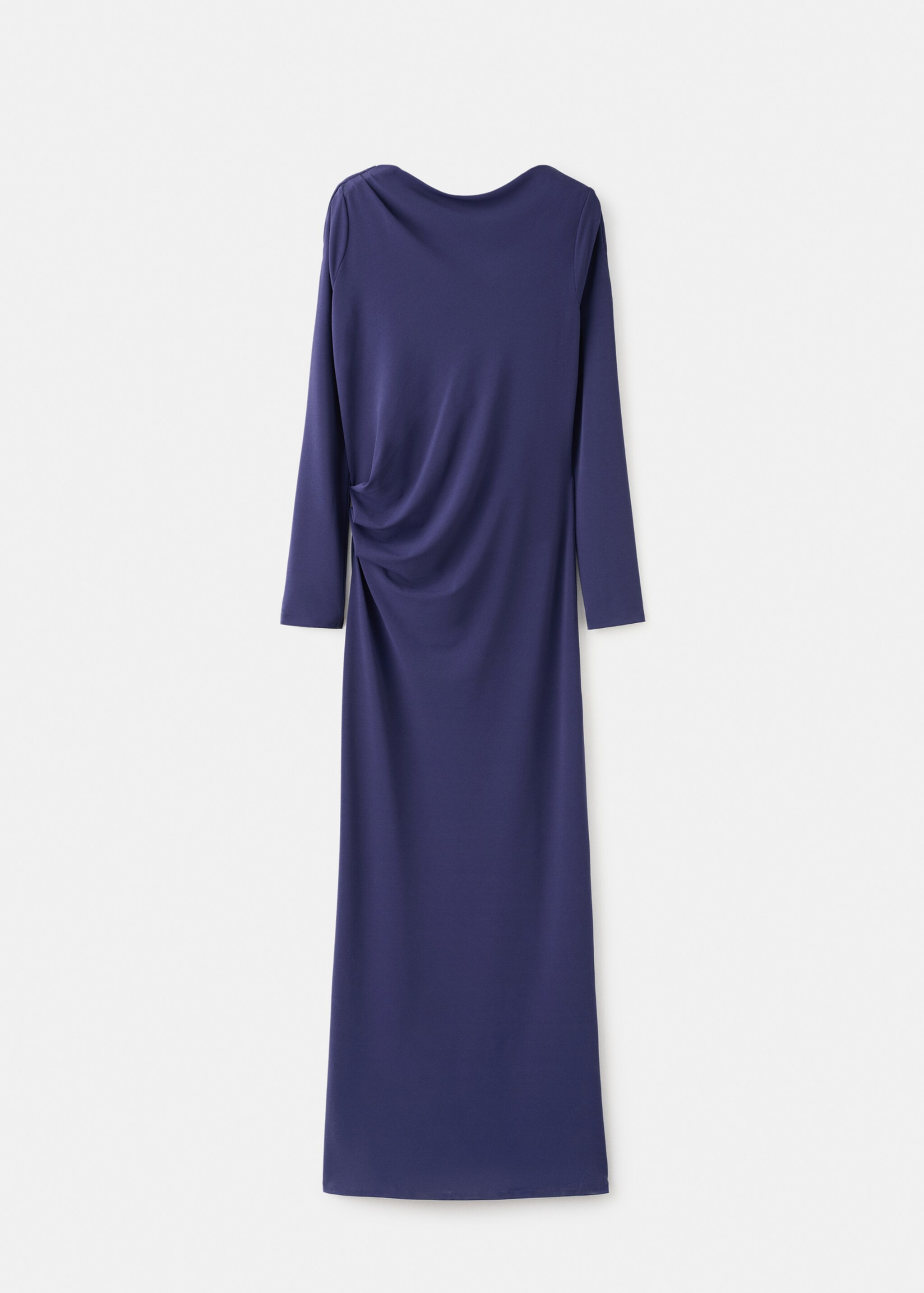 Robe drapée dos nu - Article sans modèle, Bleu. Ref: 17059118-00.