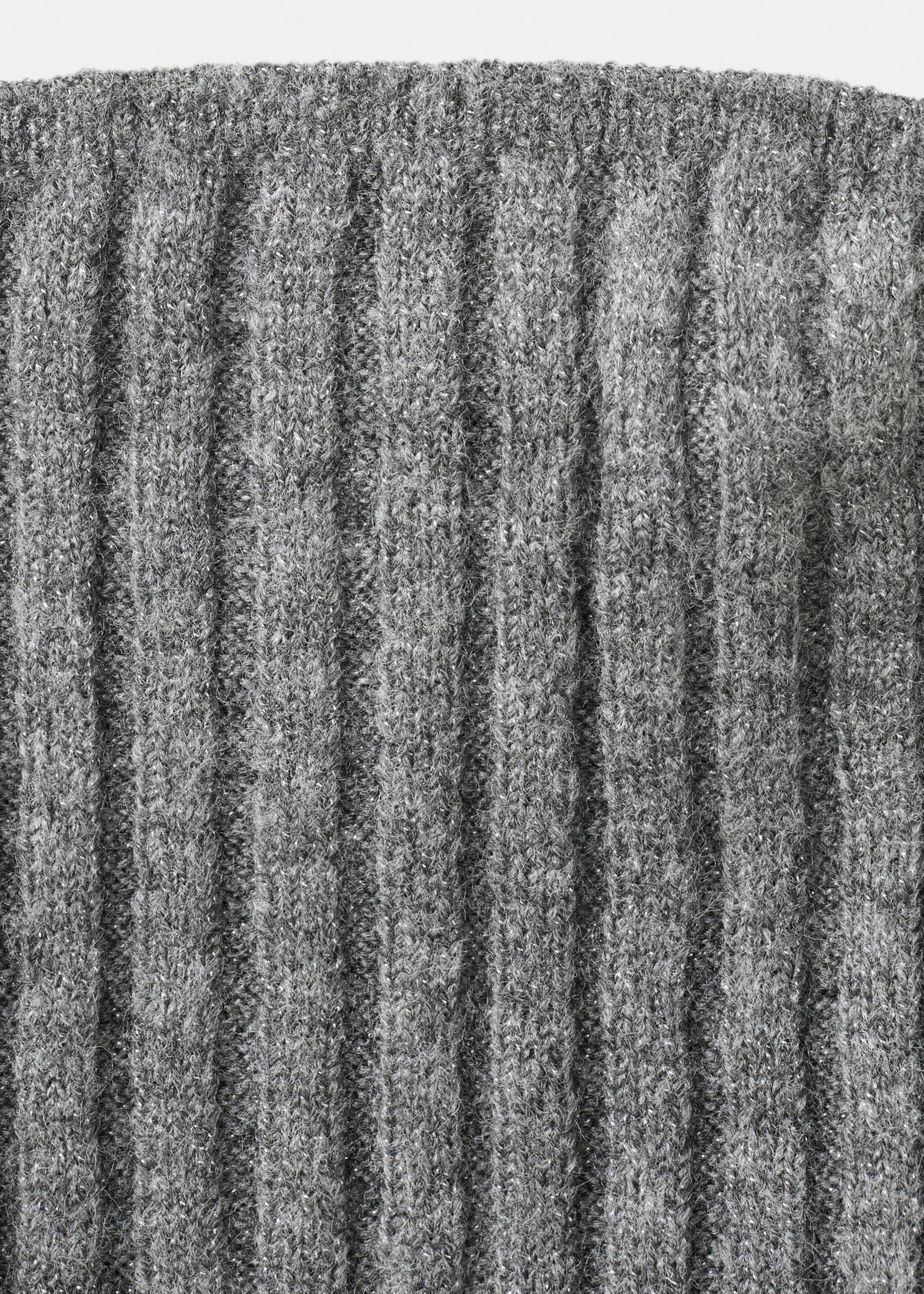 Top en maille lurex sans bretelles - Détail de l'article 8, Gris. Ref: 17059119-00.