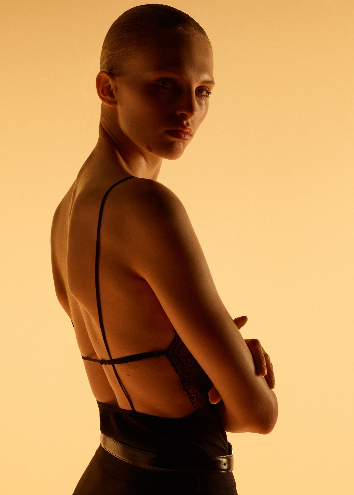 Combined lace bodysuit - Reverse of the article