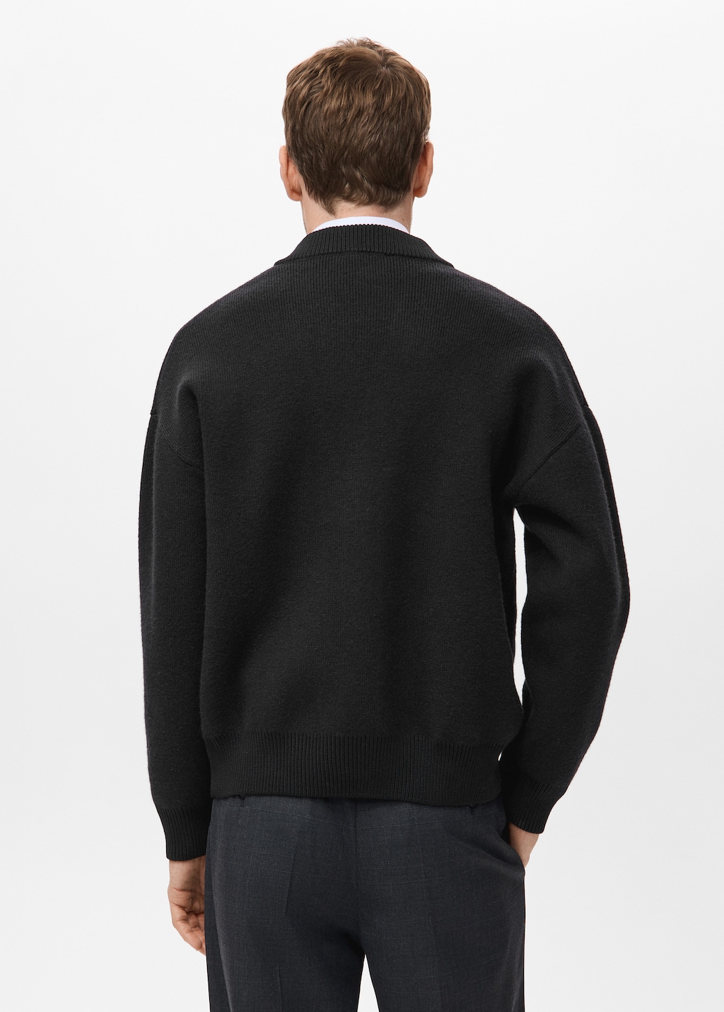 Relaxed-fit knitted cardigan