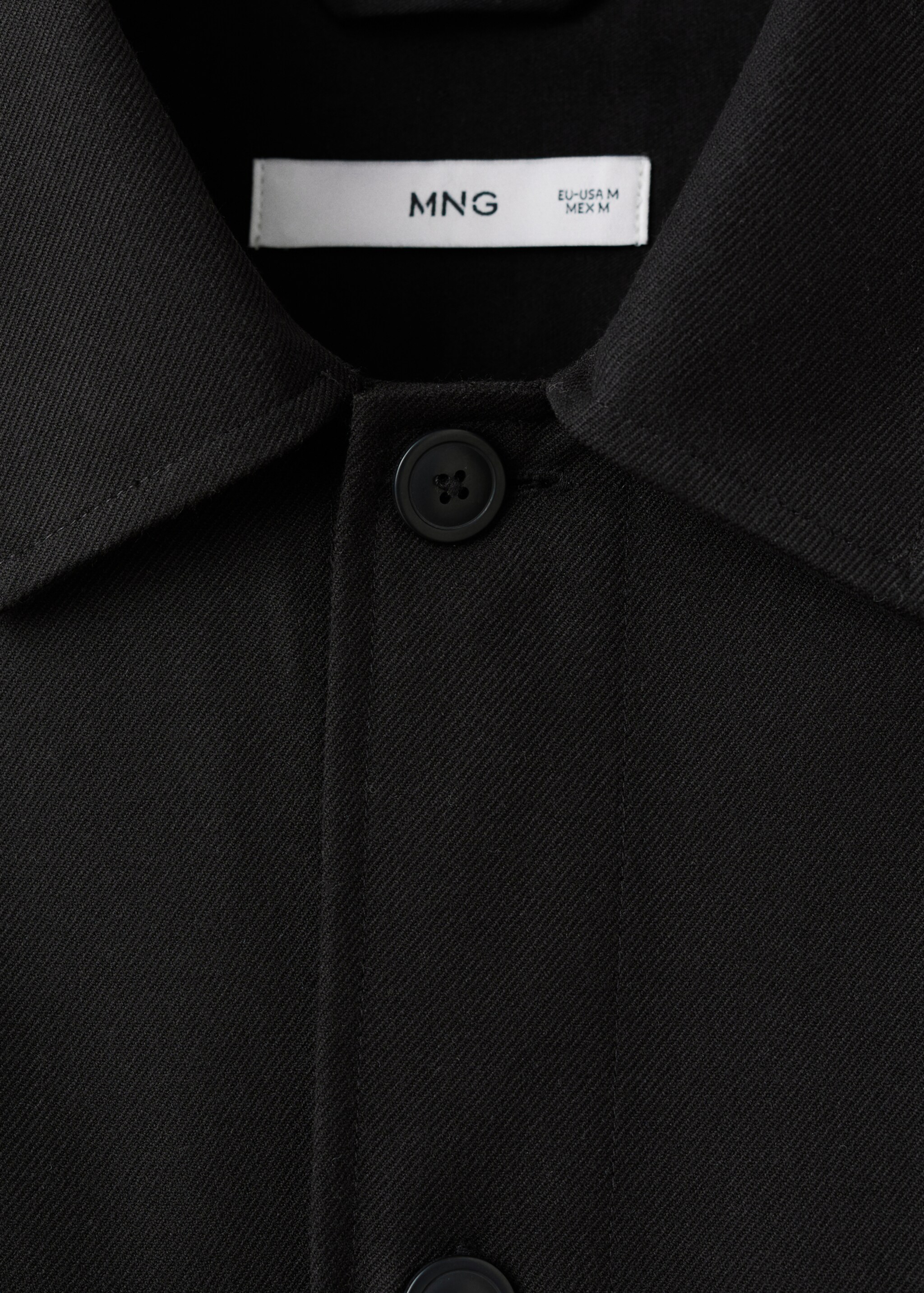 Veste en flanelle avec poches - Détail de l'article 8, Noir. Ref: 17059208-00.