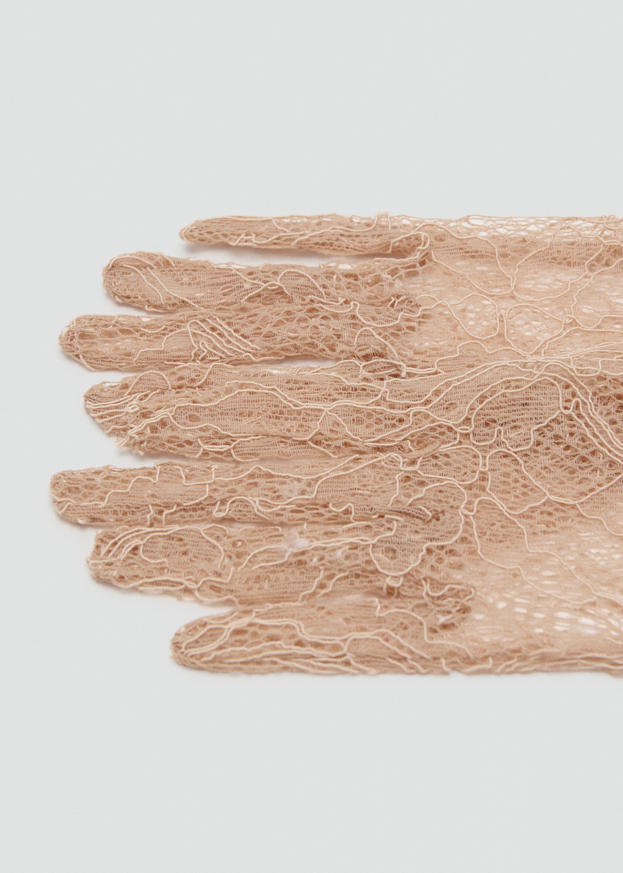 Gants longs en dentelle - Détail de l'article 1, Nude. Ref: 17059406-00.