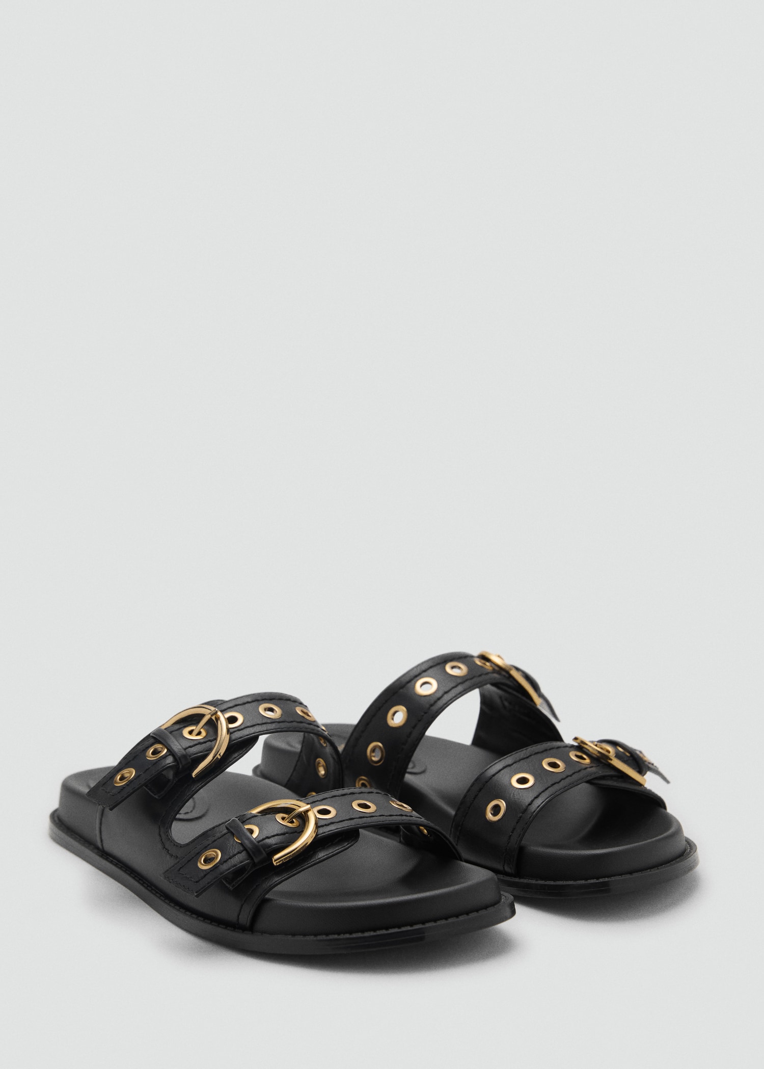 Strap sandals with buckle Women MANGO South Korea