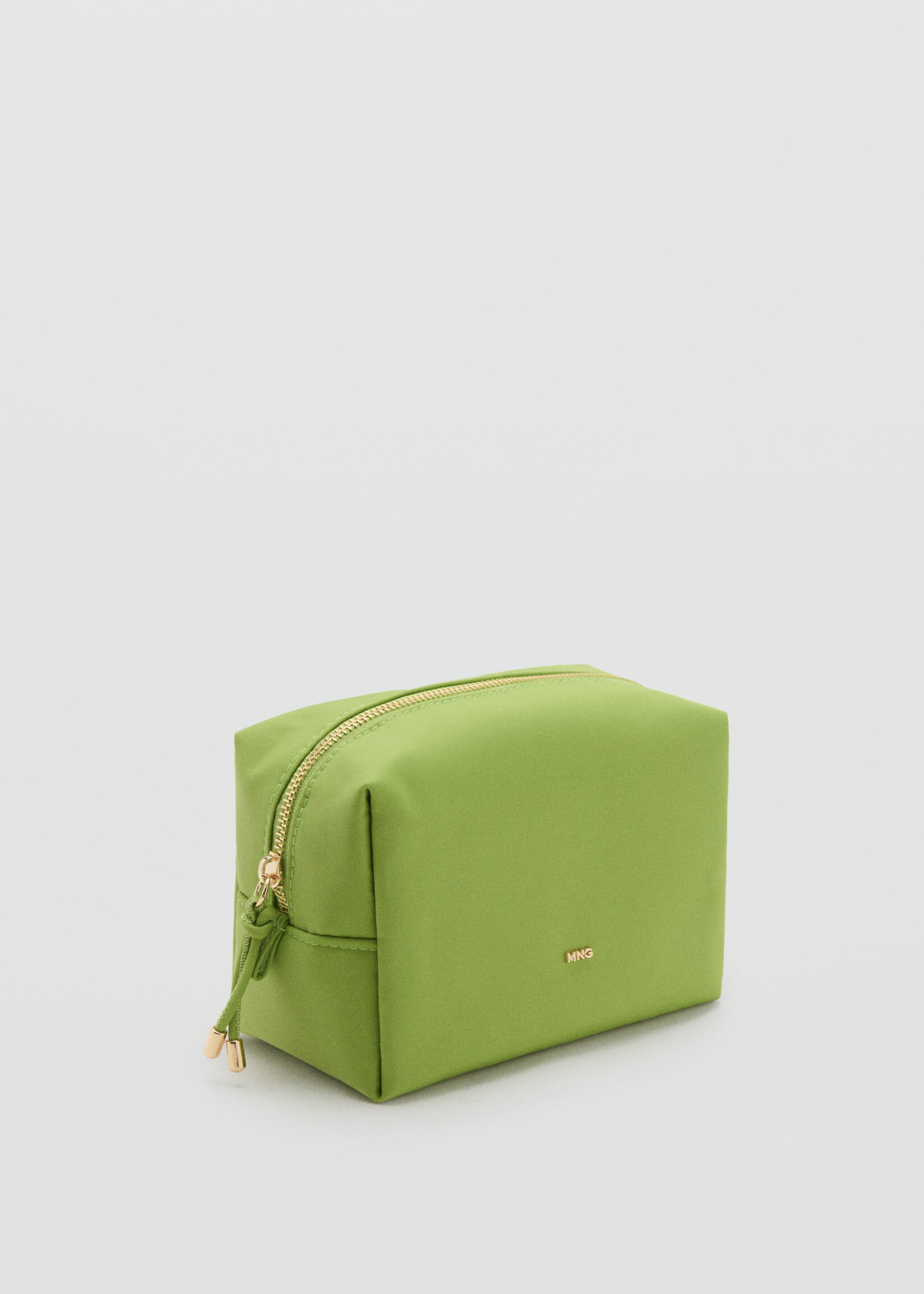 Zipped nylon cosmetics bag - Medium plane
