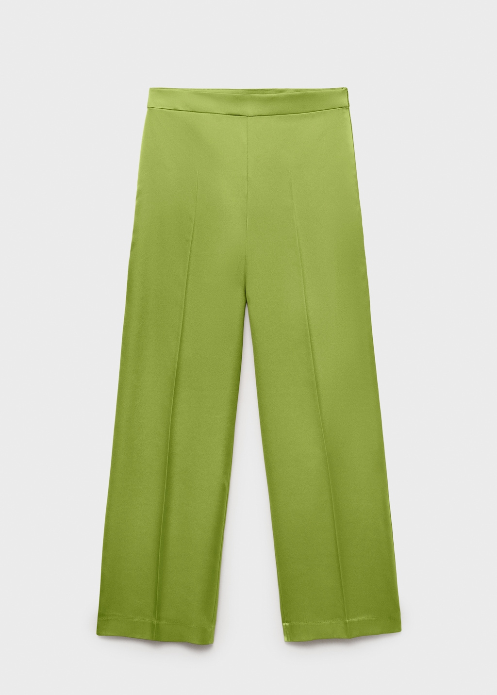 Satin straight-fit pants - Women | MANGO USA Satin straight-fit pants - Women | MANGO USA