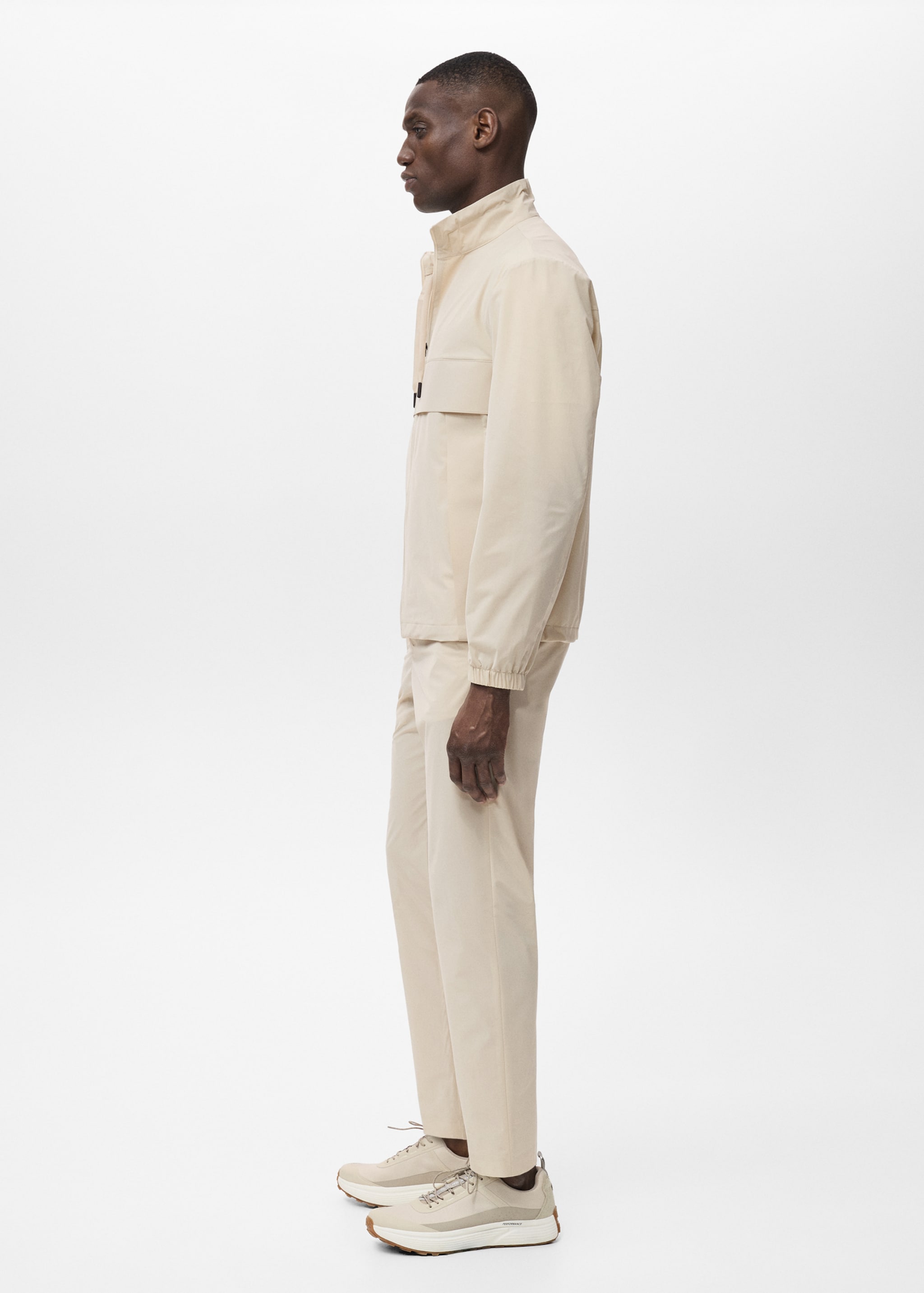 Slim-fit water-repellent trousers - Details of the article 2