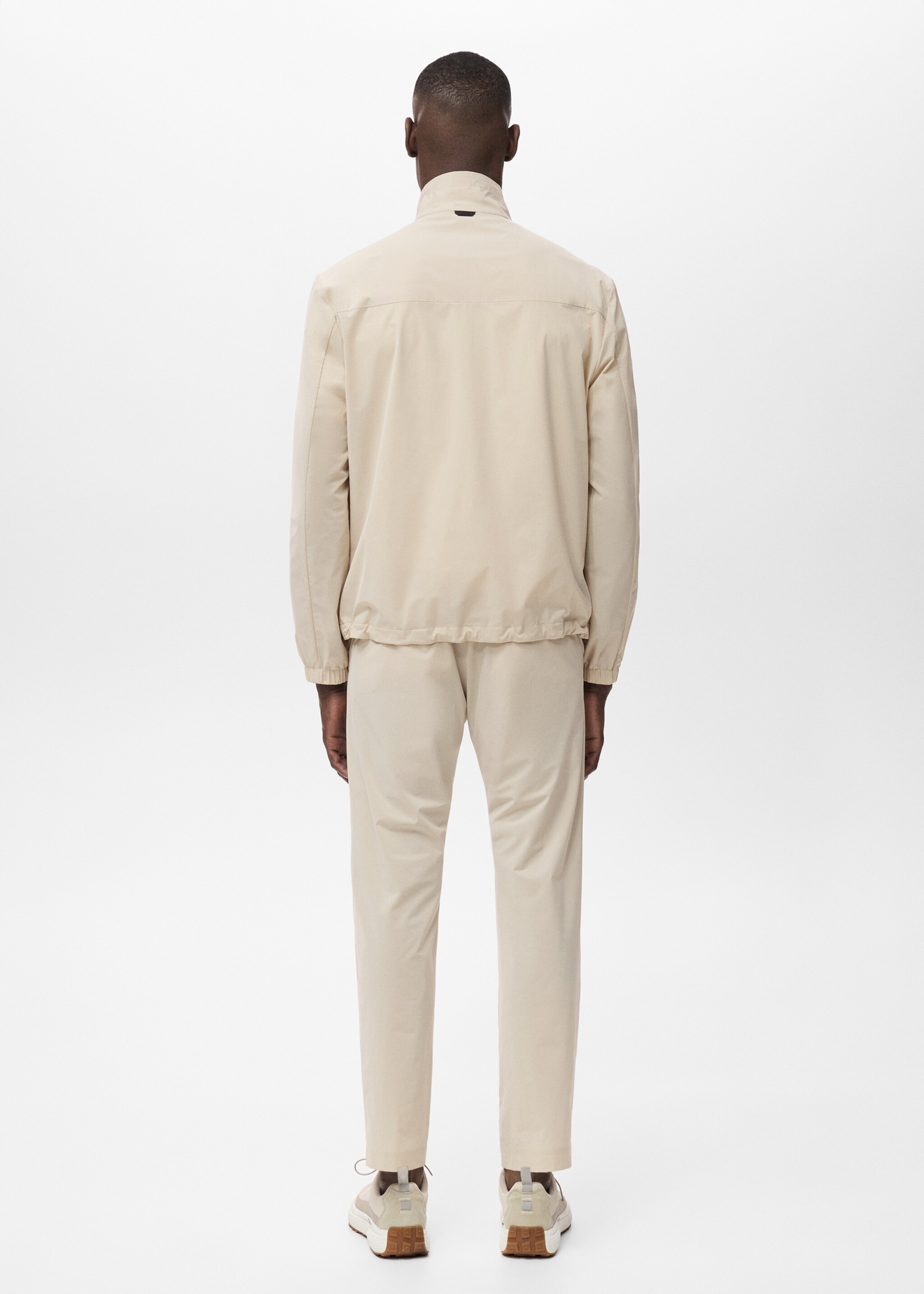 Slim-fit water-repellent trousers - Reverse of the article