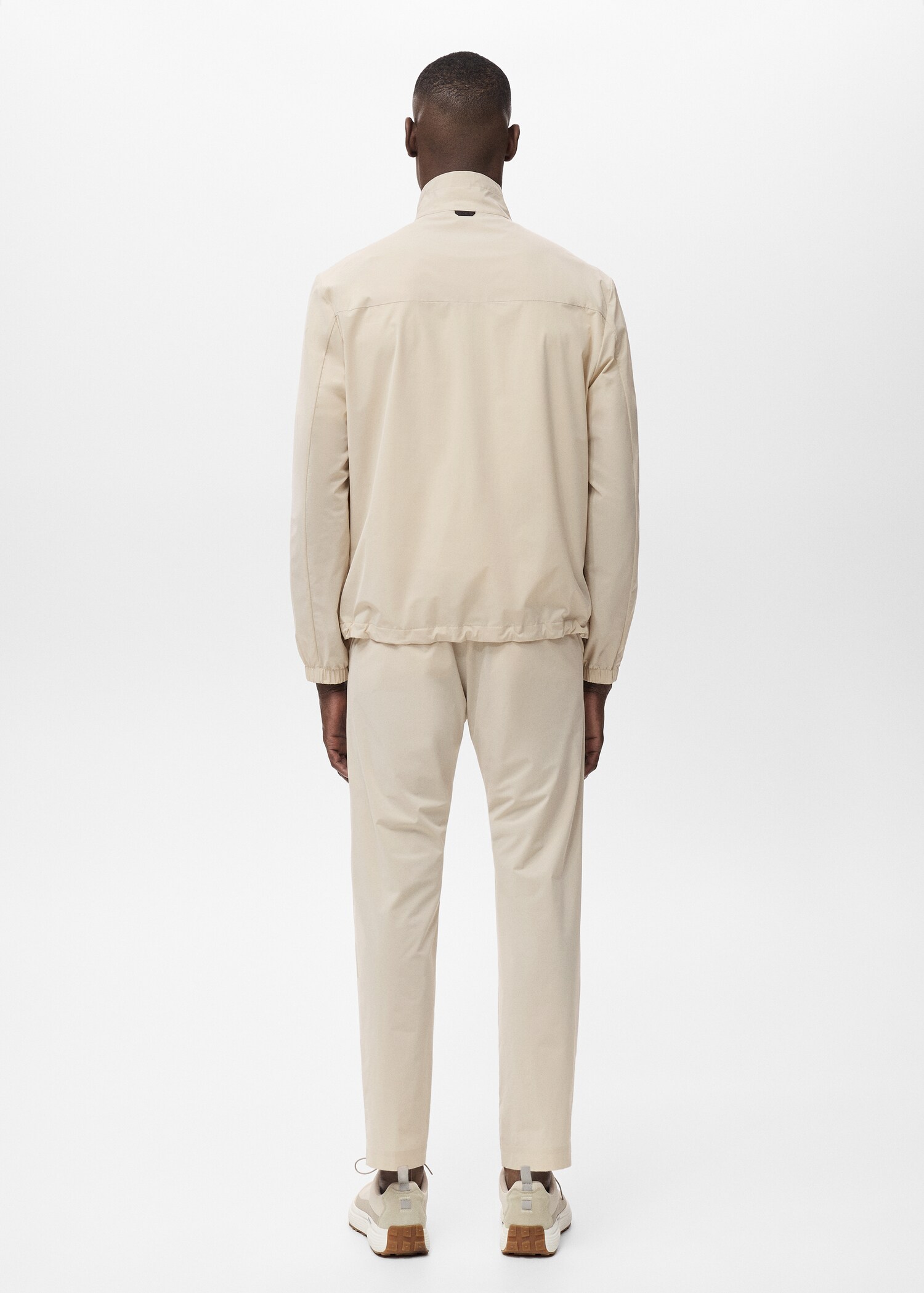 Slim-fit water-repellent pants - Reverse of the article