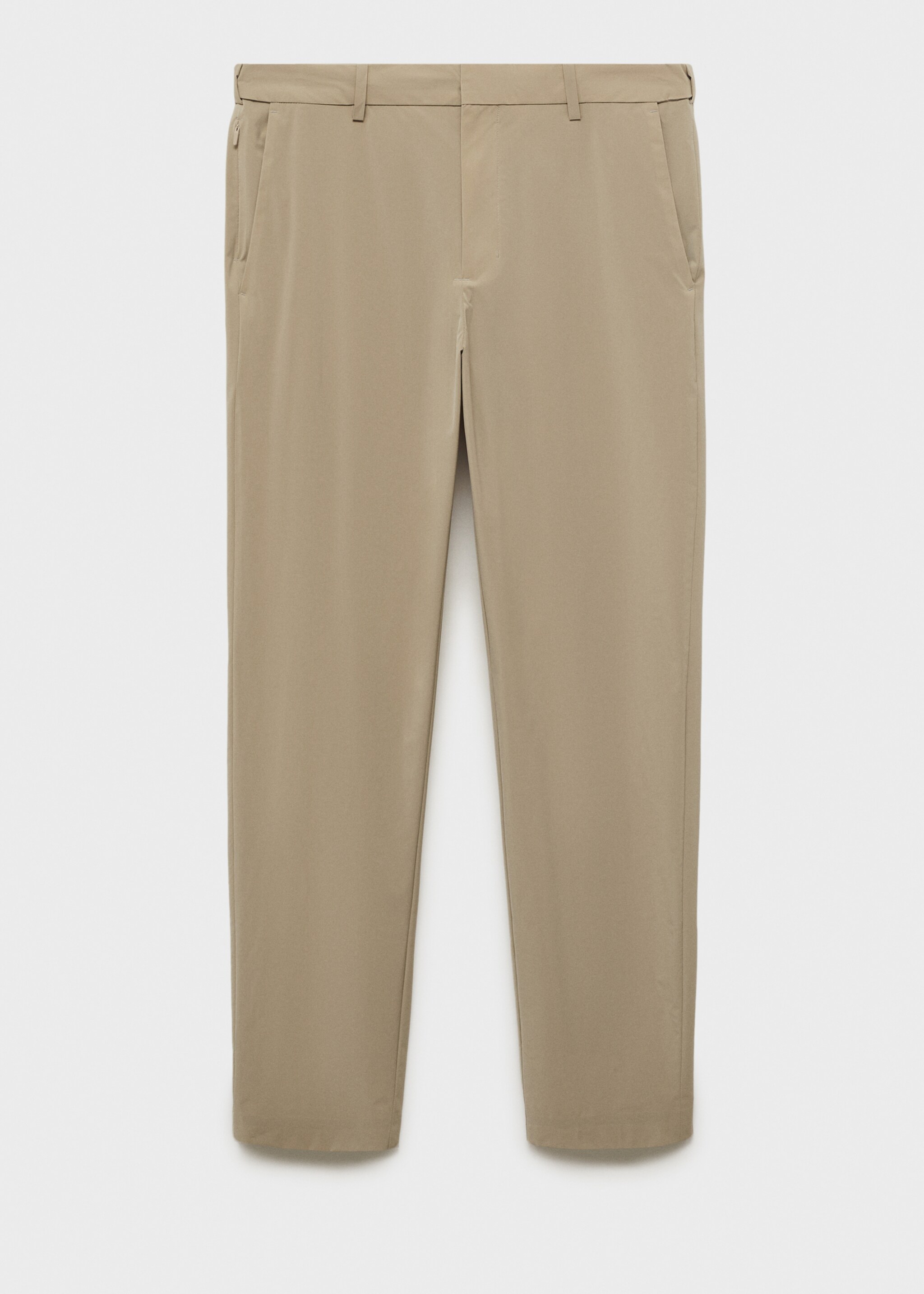 Calças de tecido repelente de água slim fit - Artigo sem modelo