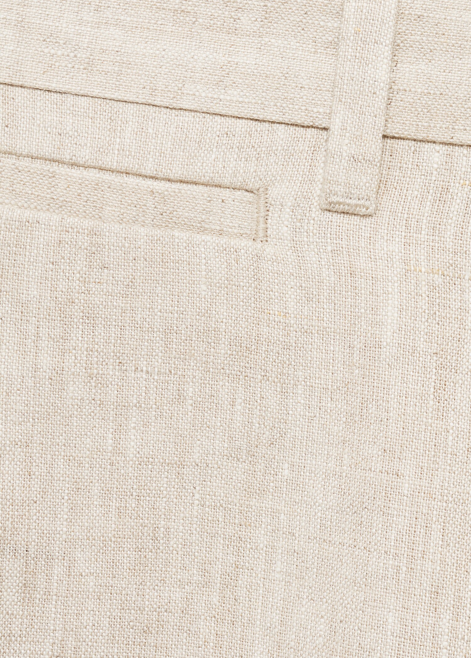 Bermuda slim-fit 100 % lin - Détail de l'article 0
