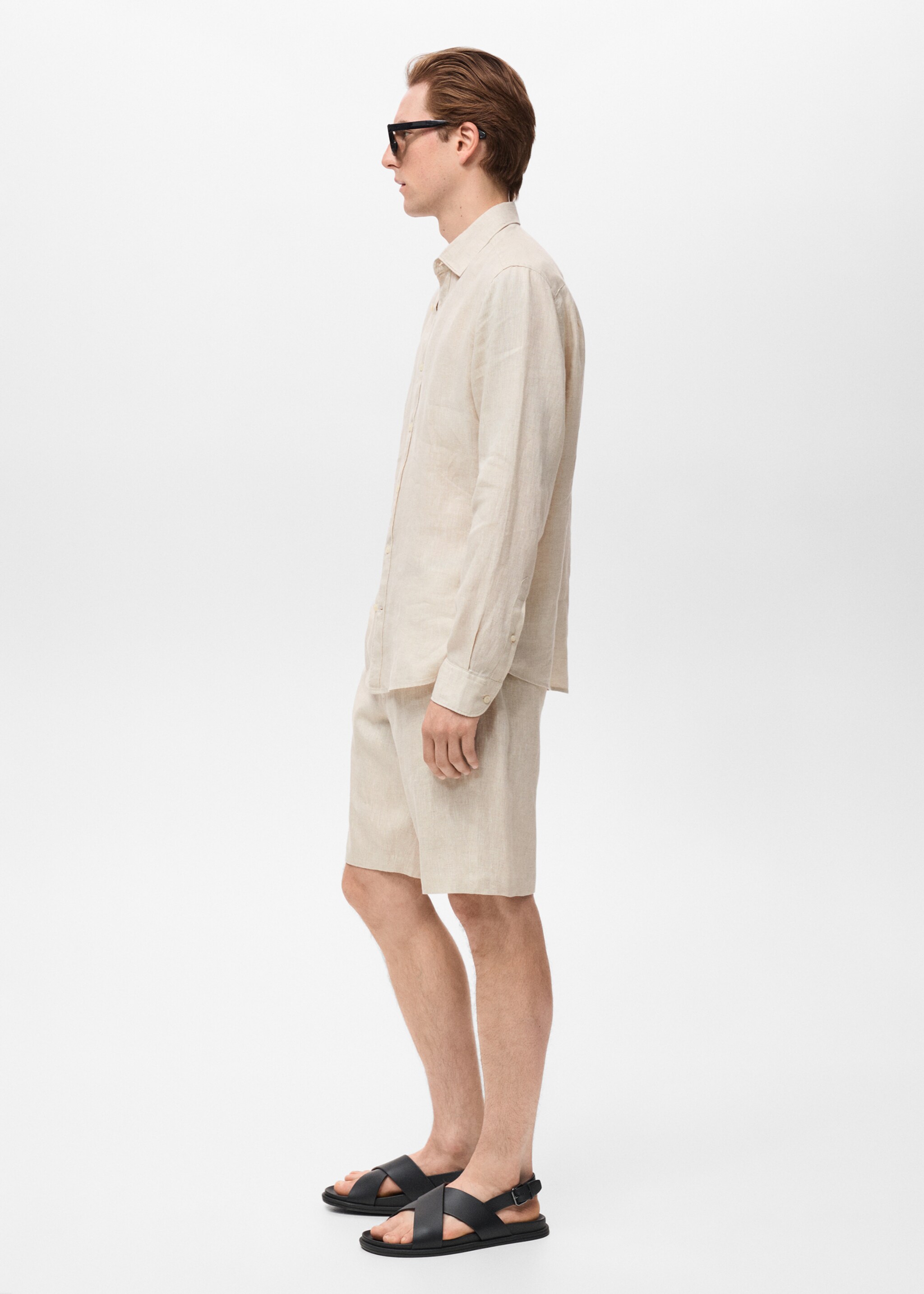 Bermudas slim fit 100% lino - Detalle del artículo 2