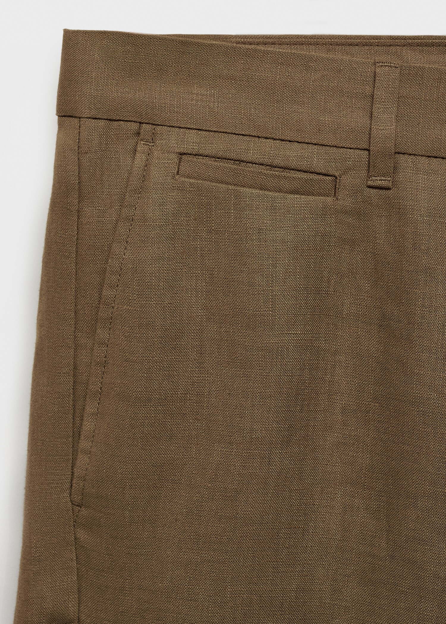 Bermudas slim fit 100% lino - Detalle del artículo 0