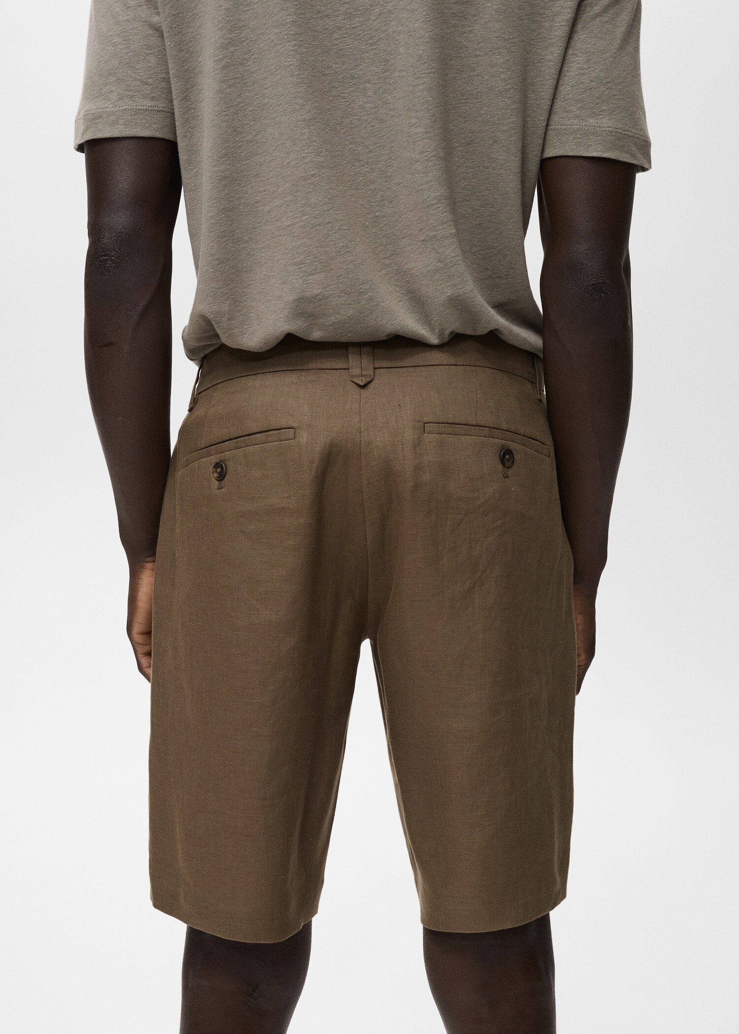 Bermudas slim fit 100% lino - Detalle del artículo 6