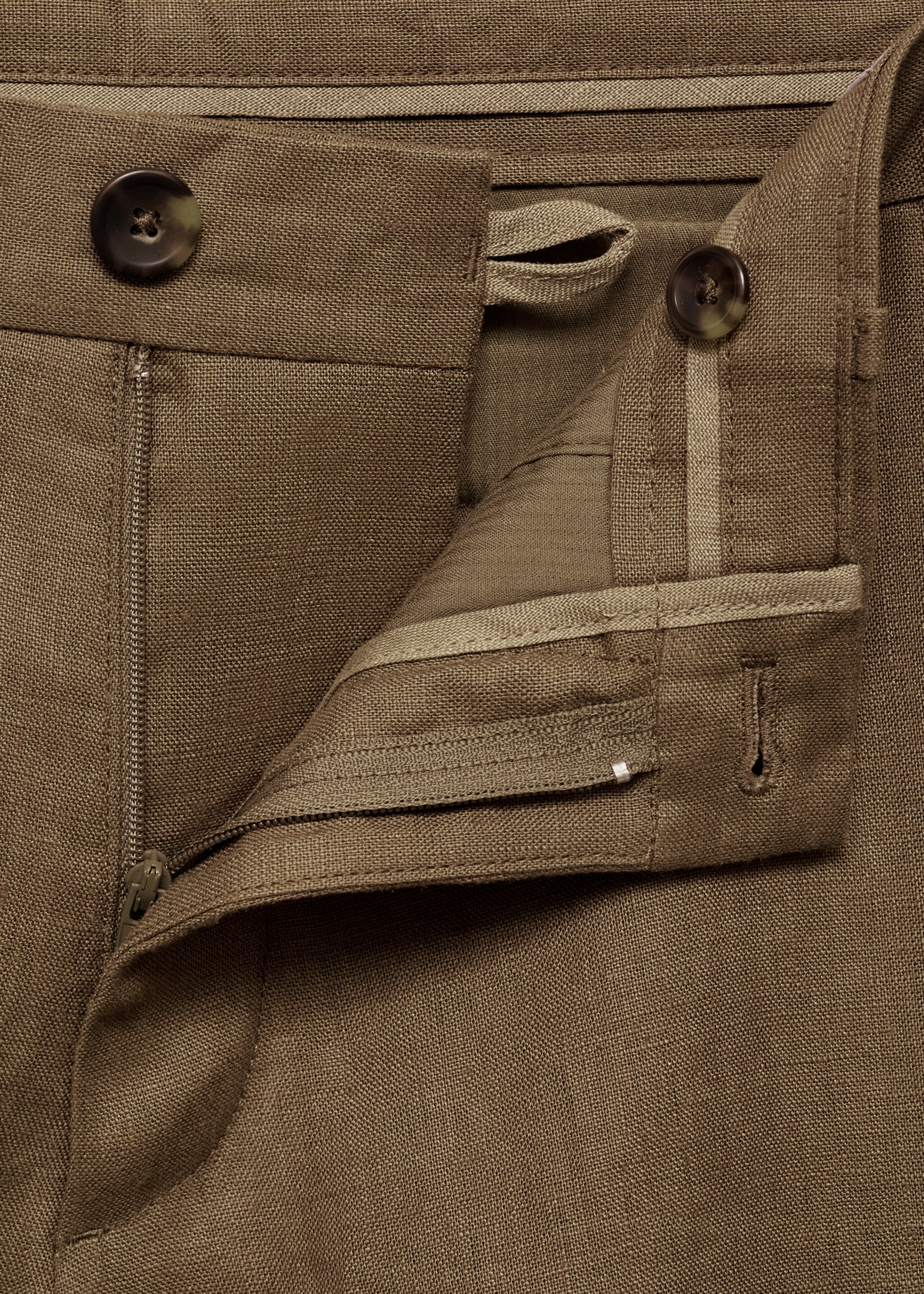 Bermudas slim fit 100% lino - Detalle del artículo 8