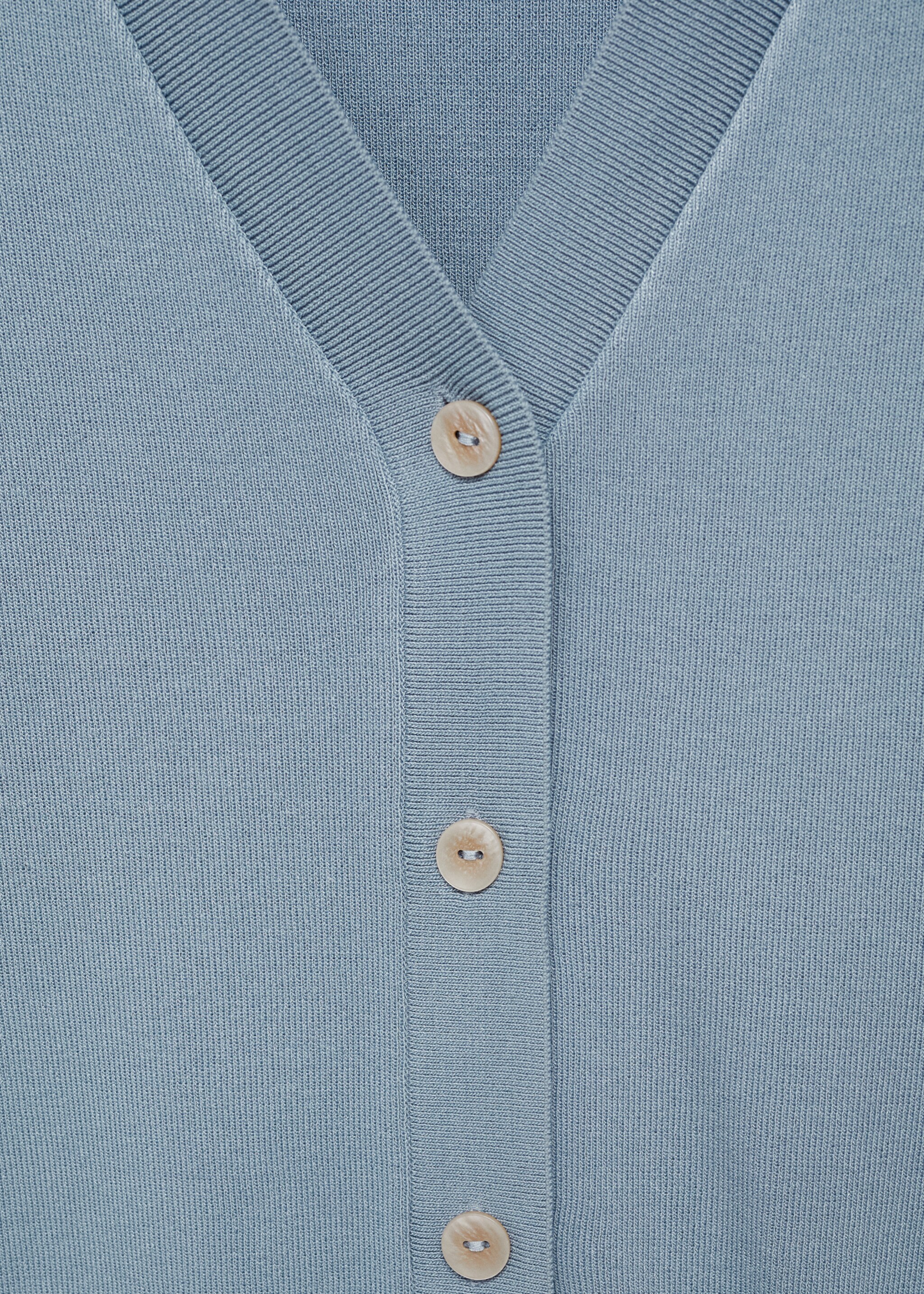 Fine-knit shoulder-padded gilet - Details of the article 0
