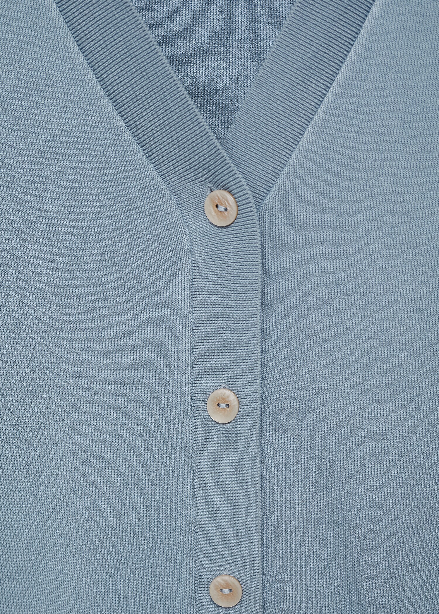 Fine-knit shoulder-padded gilet - Details of the article 0