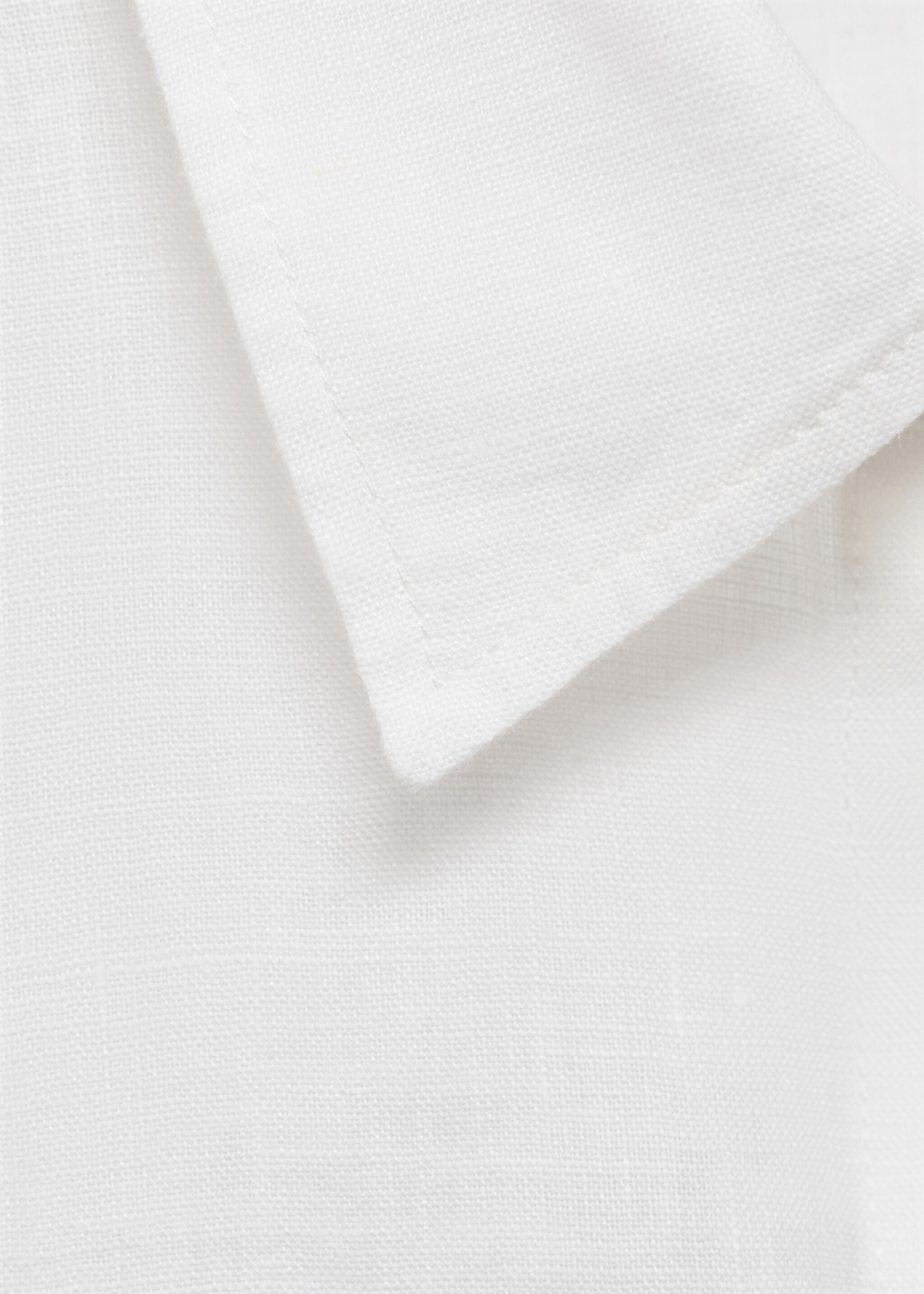 Straight linen shirt - Details of the article 0