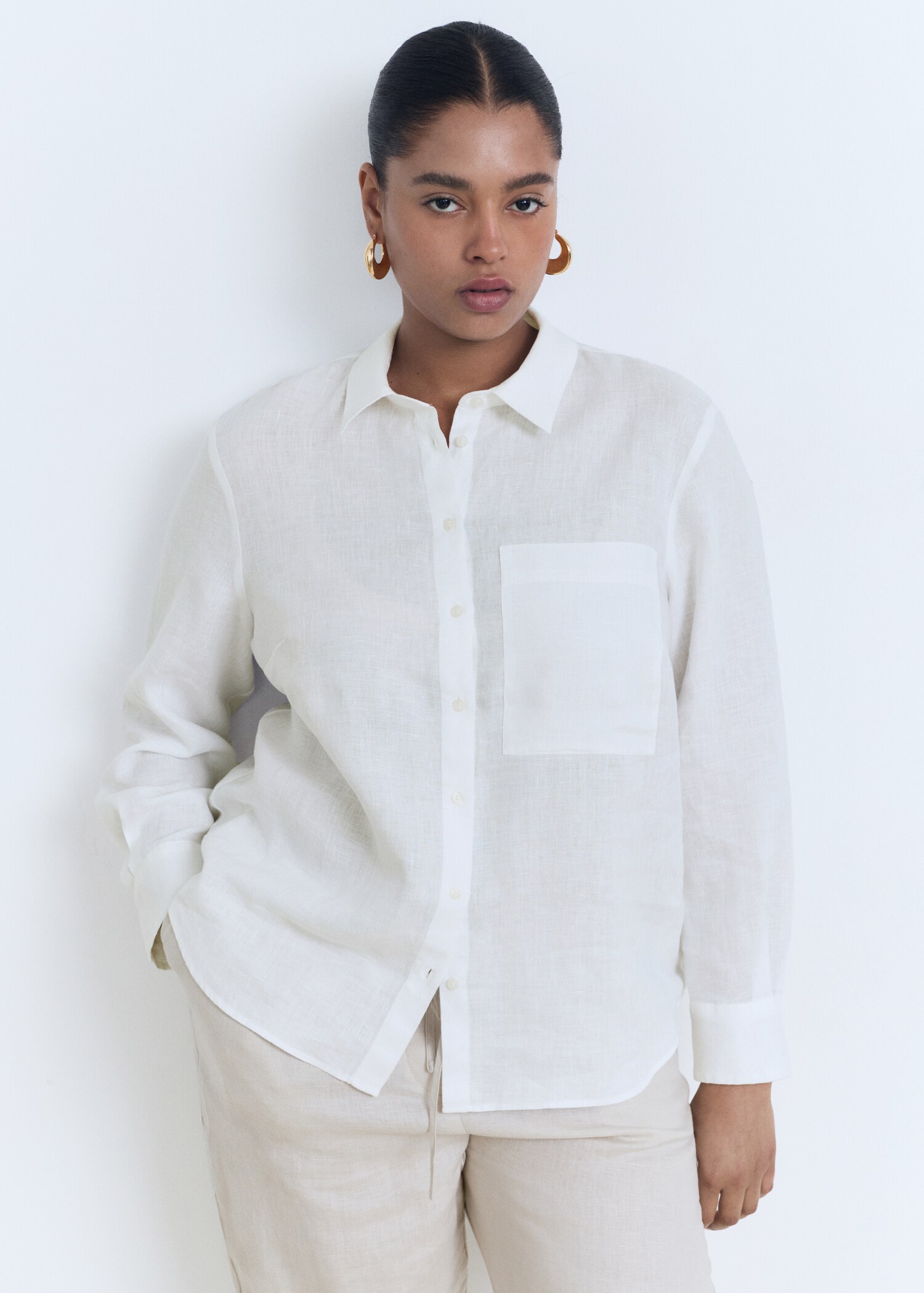 Camisa recta lli - Detall de l'article 5